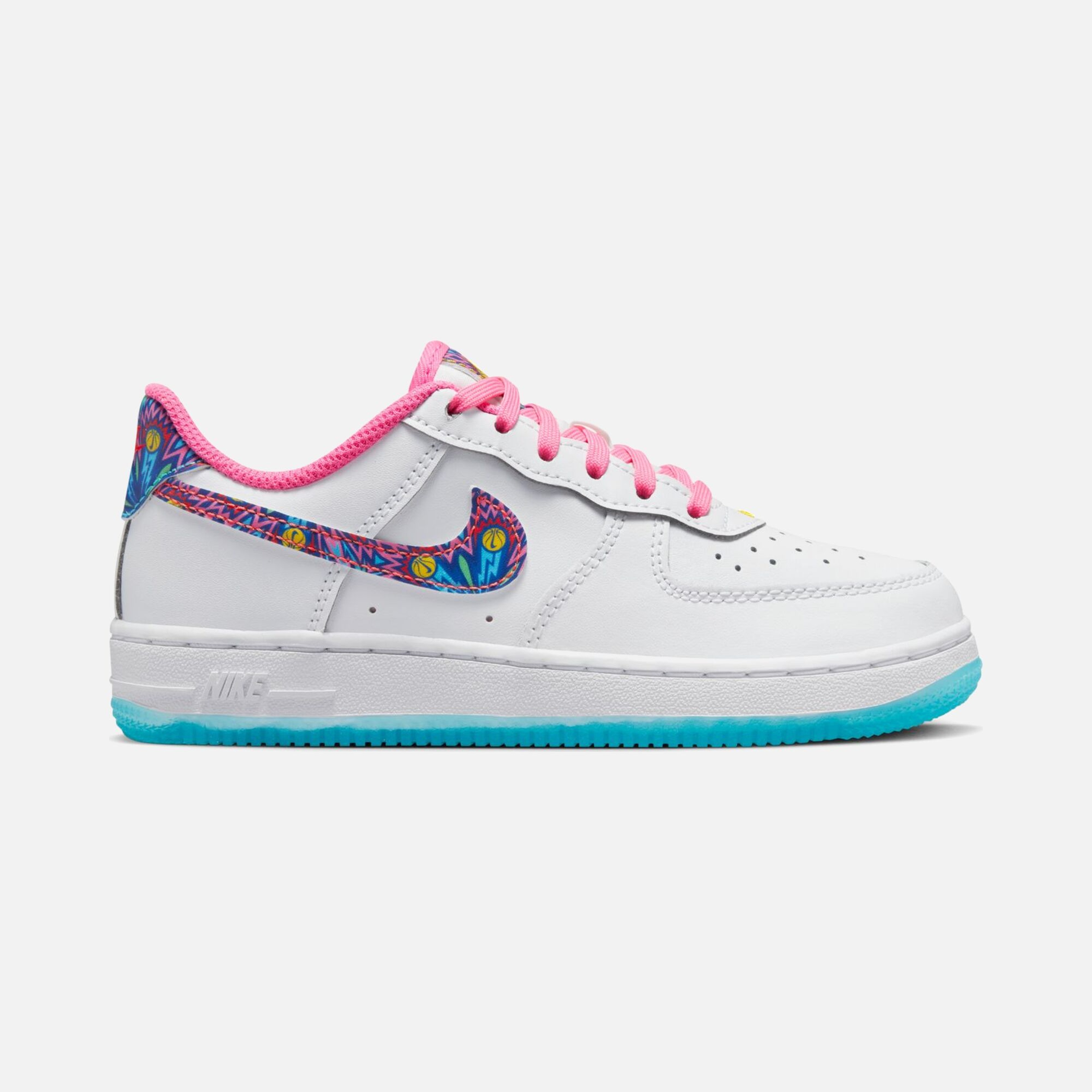 Nike Force 1 Low ASW ''Multi-Color Swoosh'' (PS) Spor Ayakkabı