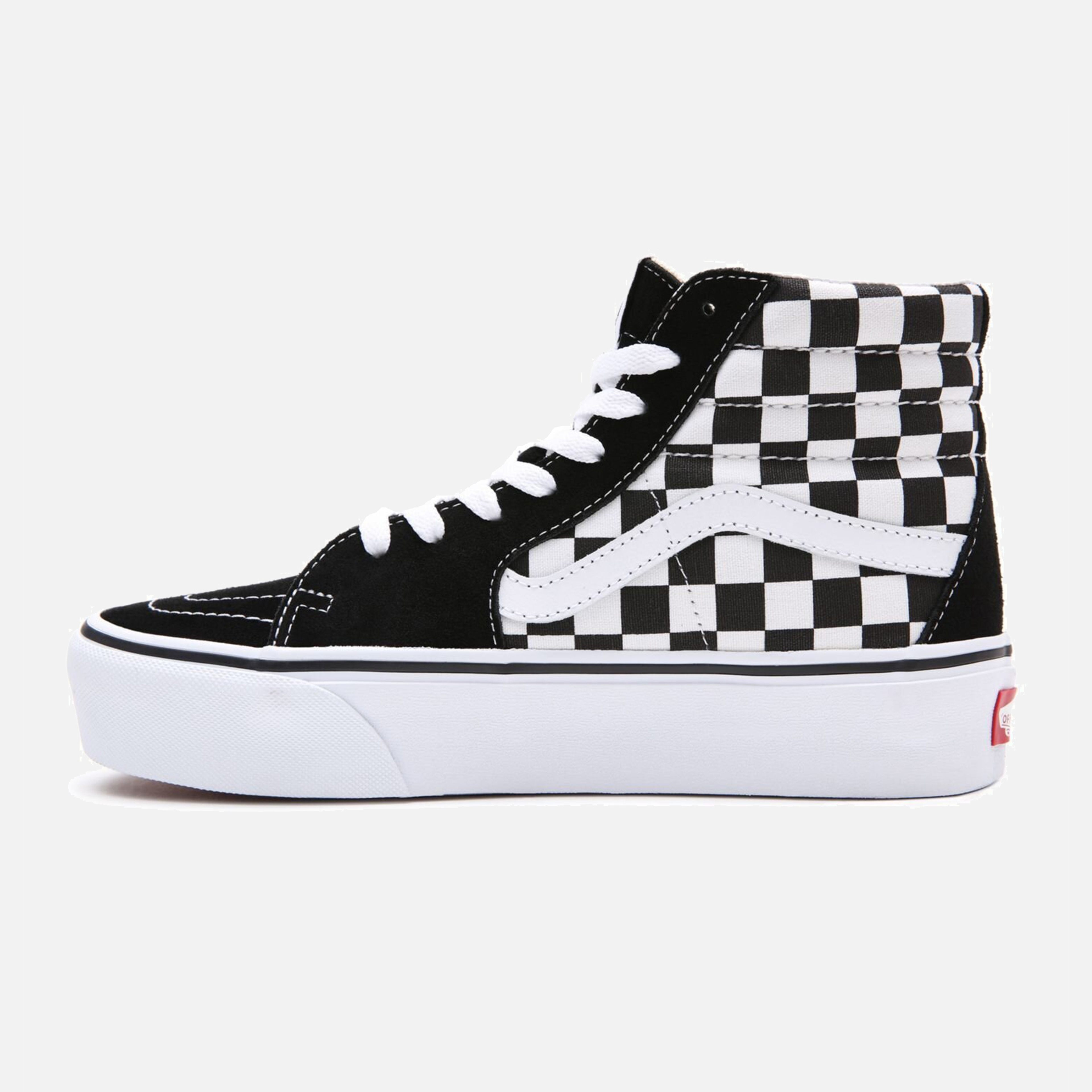 Vans UA SK8-High Platform 2.0 Checkerboard Kadın Spor Ayakkabı