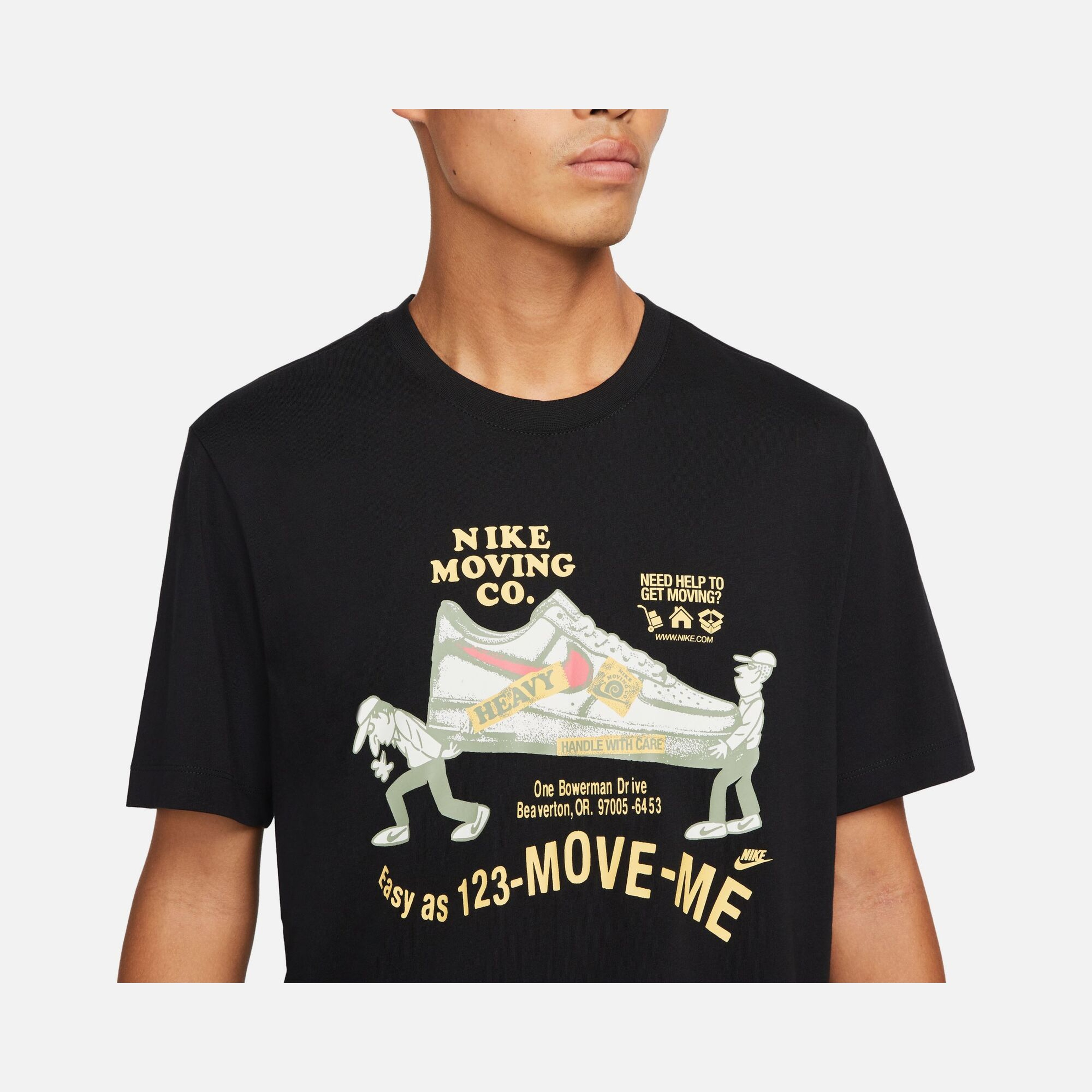 Nike Sportswear ''Easy 123-Move-Me Graphic'' Short-Sleeve Erkek Tişört