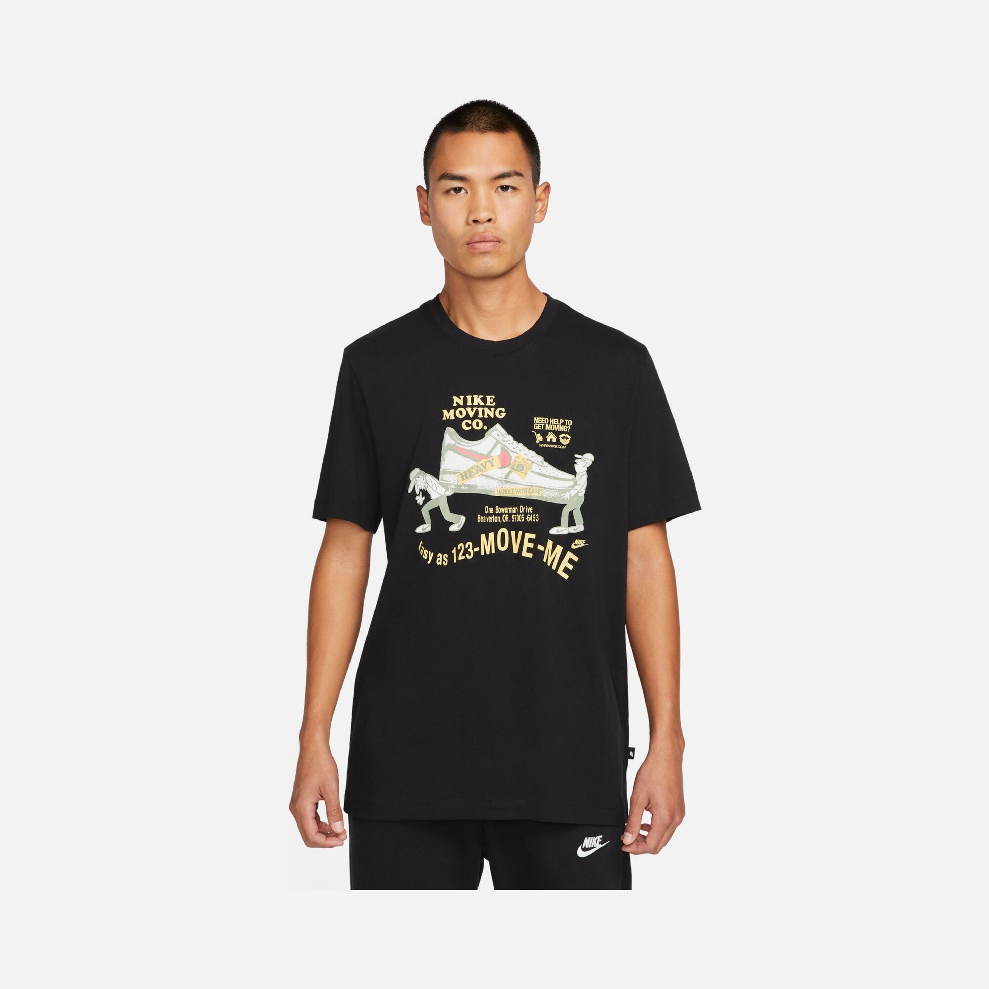 Nike Sportswear ''Easy 123-Move-Me Graphic'' Short-Sleeve Erkek Tişört