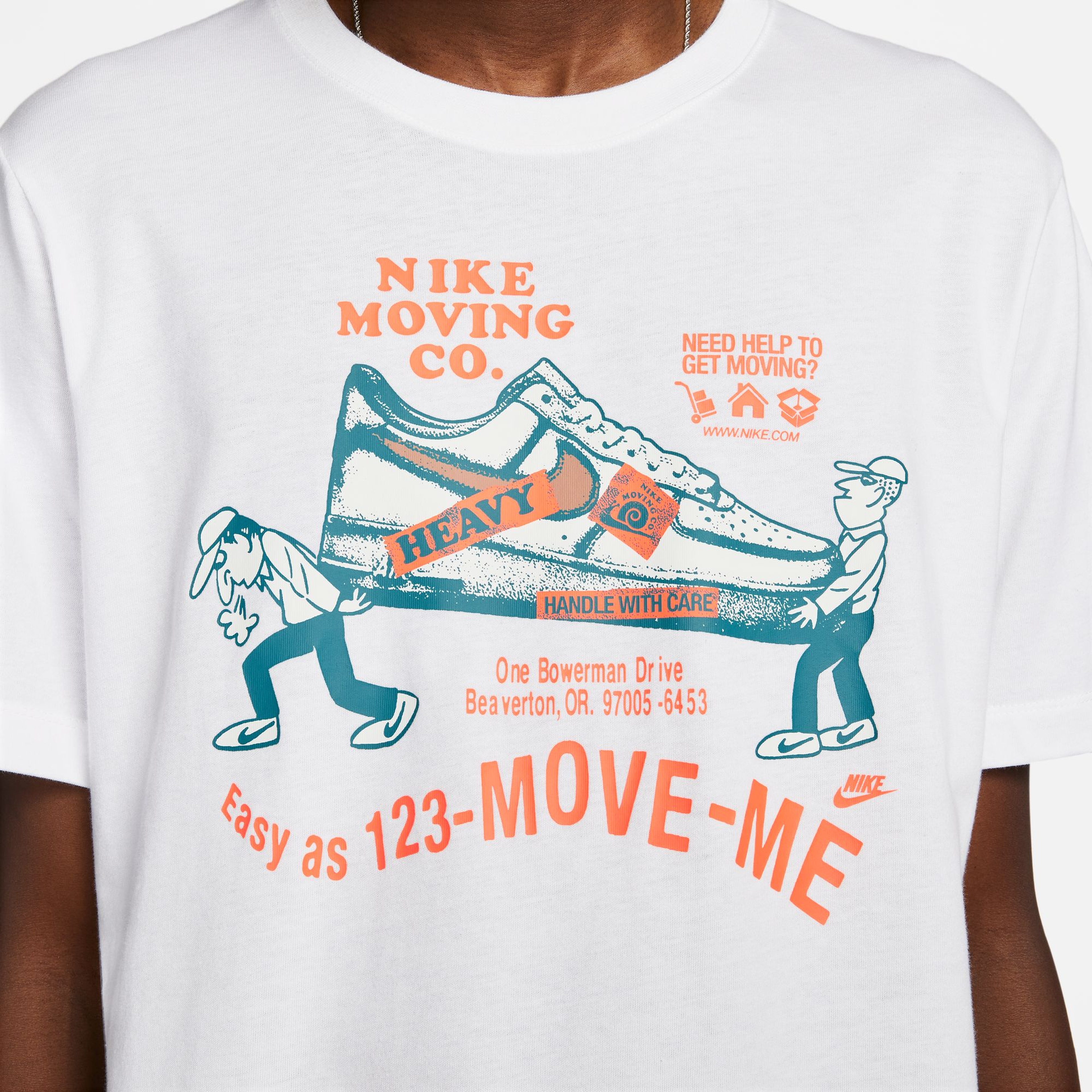 Nike Sportswear ''Easy 123-Move-Me Graphic'' Short-Sleeve Erkek Tişört