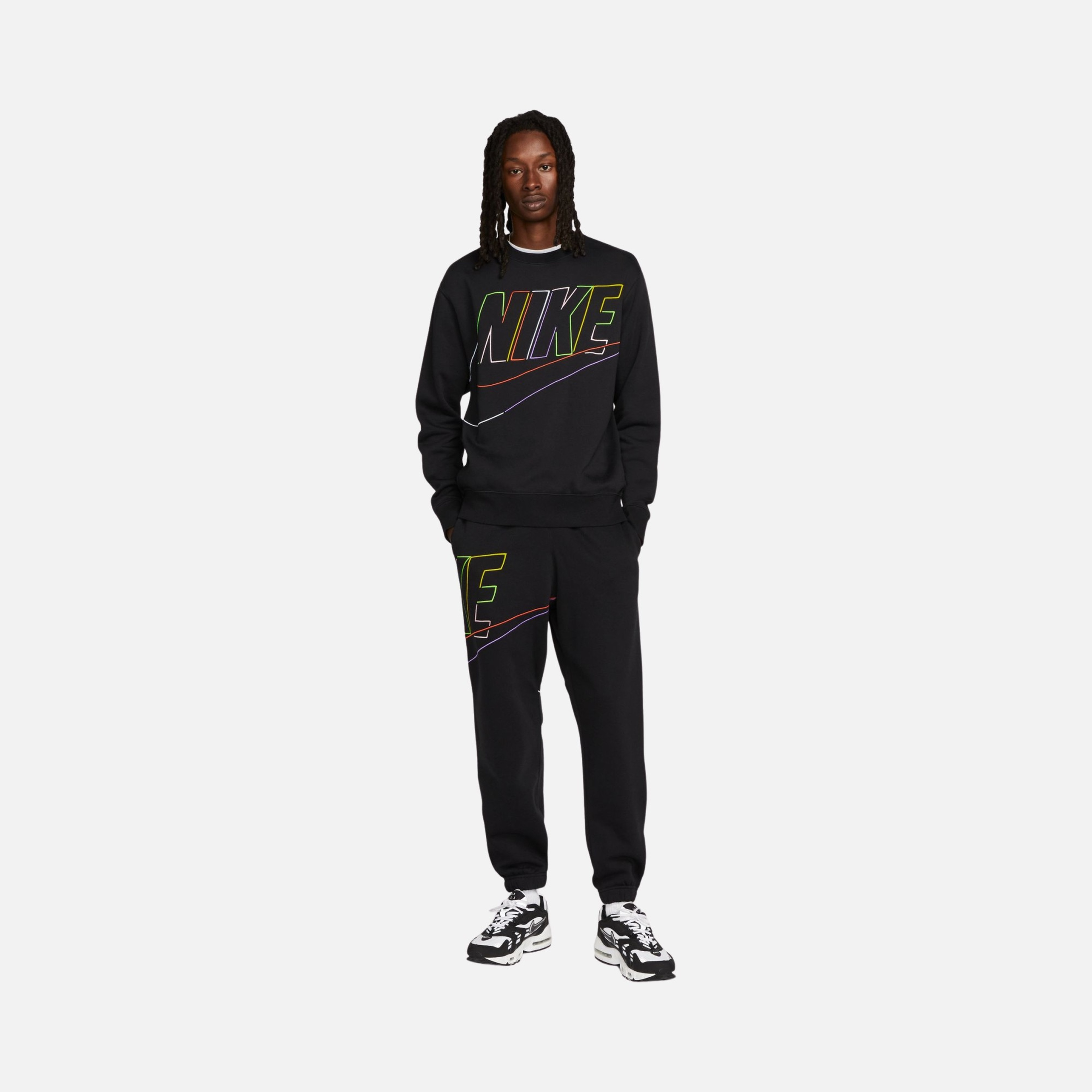 Nike Sportswear Club Fleece+ Futura Crewneck Erkek Sweatshirt