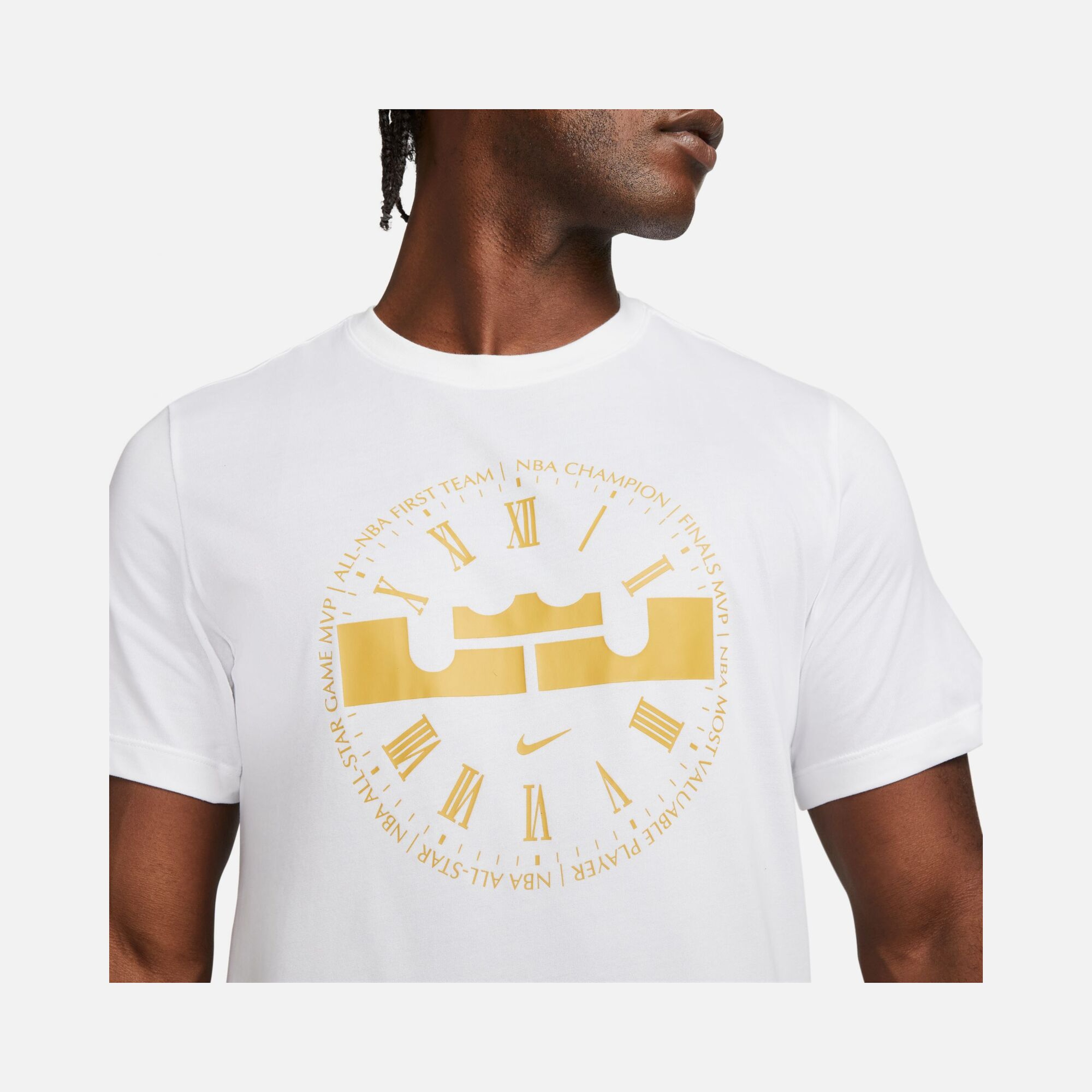 Nike Dri-Fit LeBron ''Milestones Record-breaking Career Graphic'' Basketball Short-Sleeve Erkek Tişört