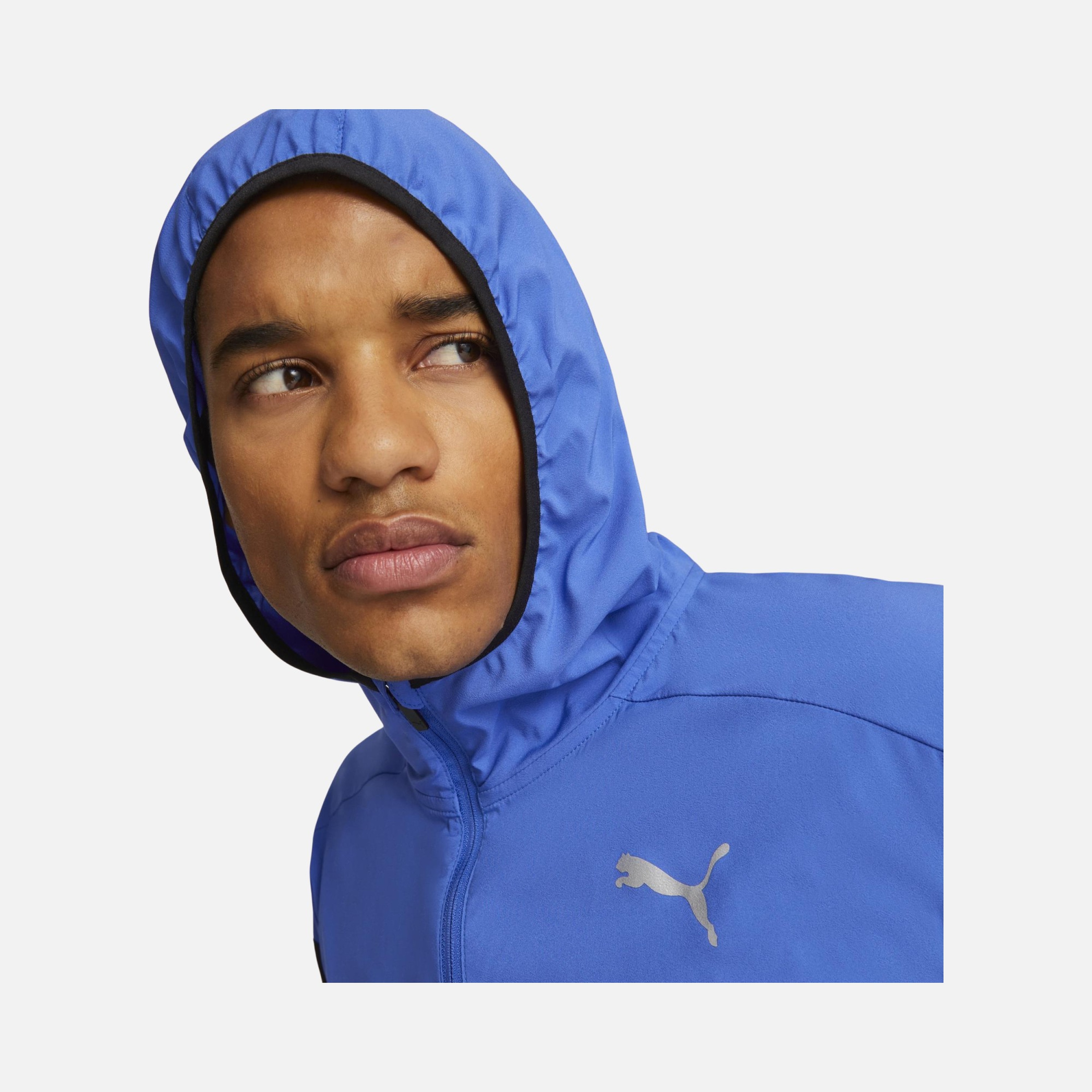 Puma Run Lightweight Full-Zip Hoodie Erkek Ceket