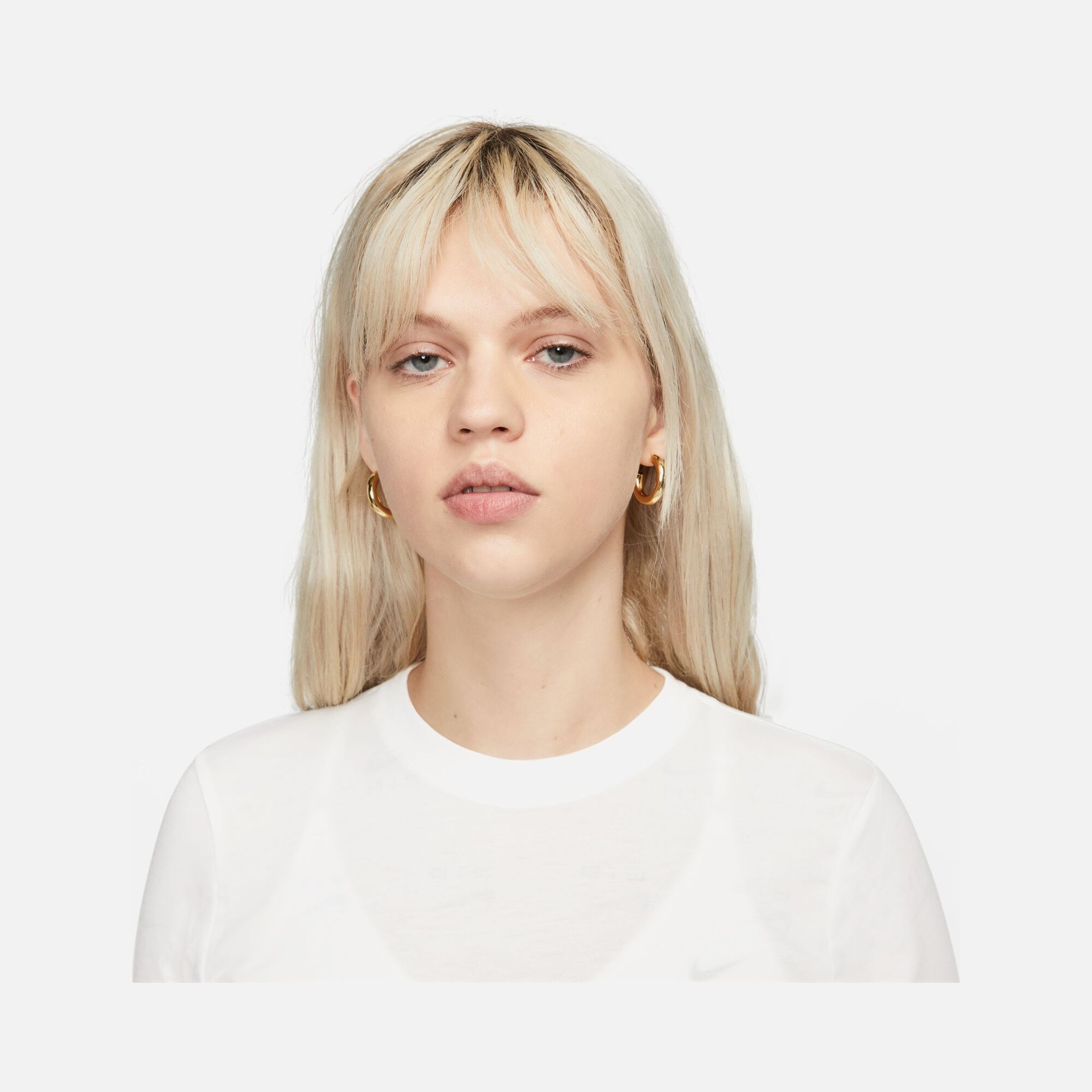 Nike Sportswear Air Slim-Fit Printed Cropped Short-Sleeve Kadın Tişört