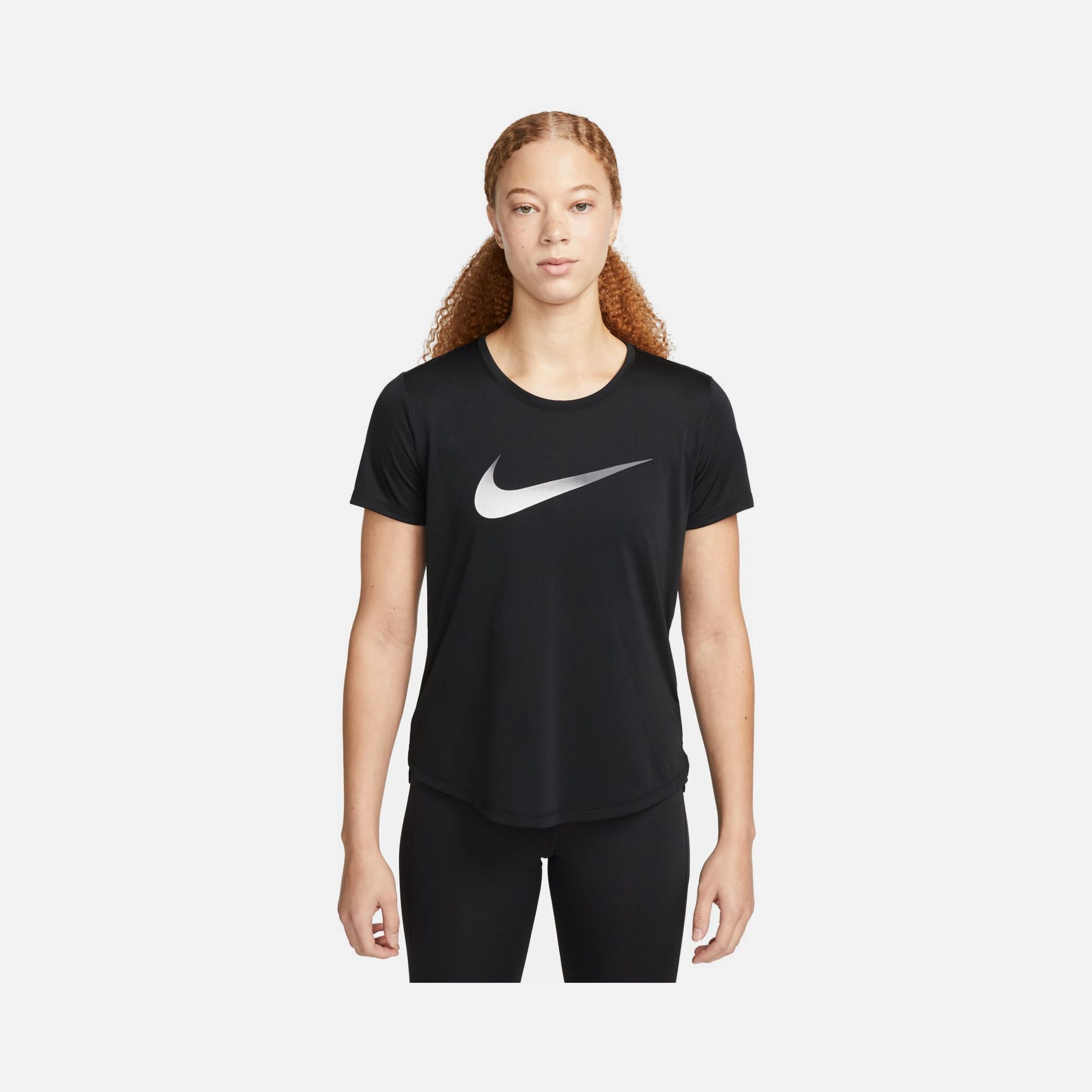 Nike Dri-Fit One Swoosh Graphic Running Short-Sleeve Kadın Tişört