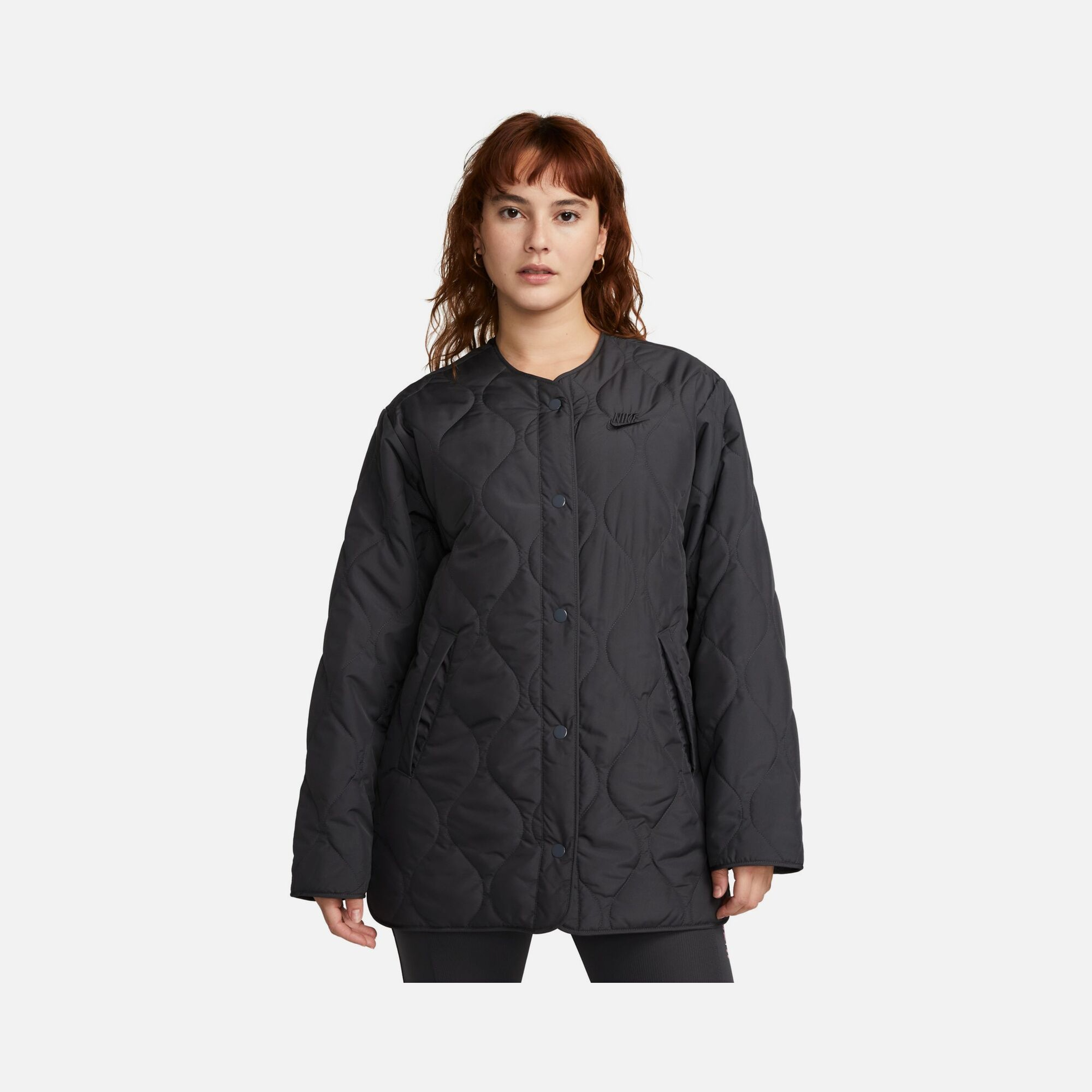 Nike Sportswear Sports Utility Quilted Full Snap Fastener Kadın Ceket