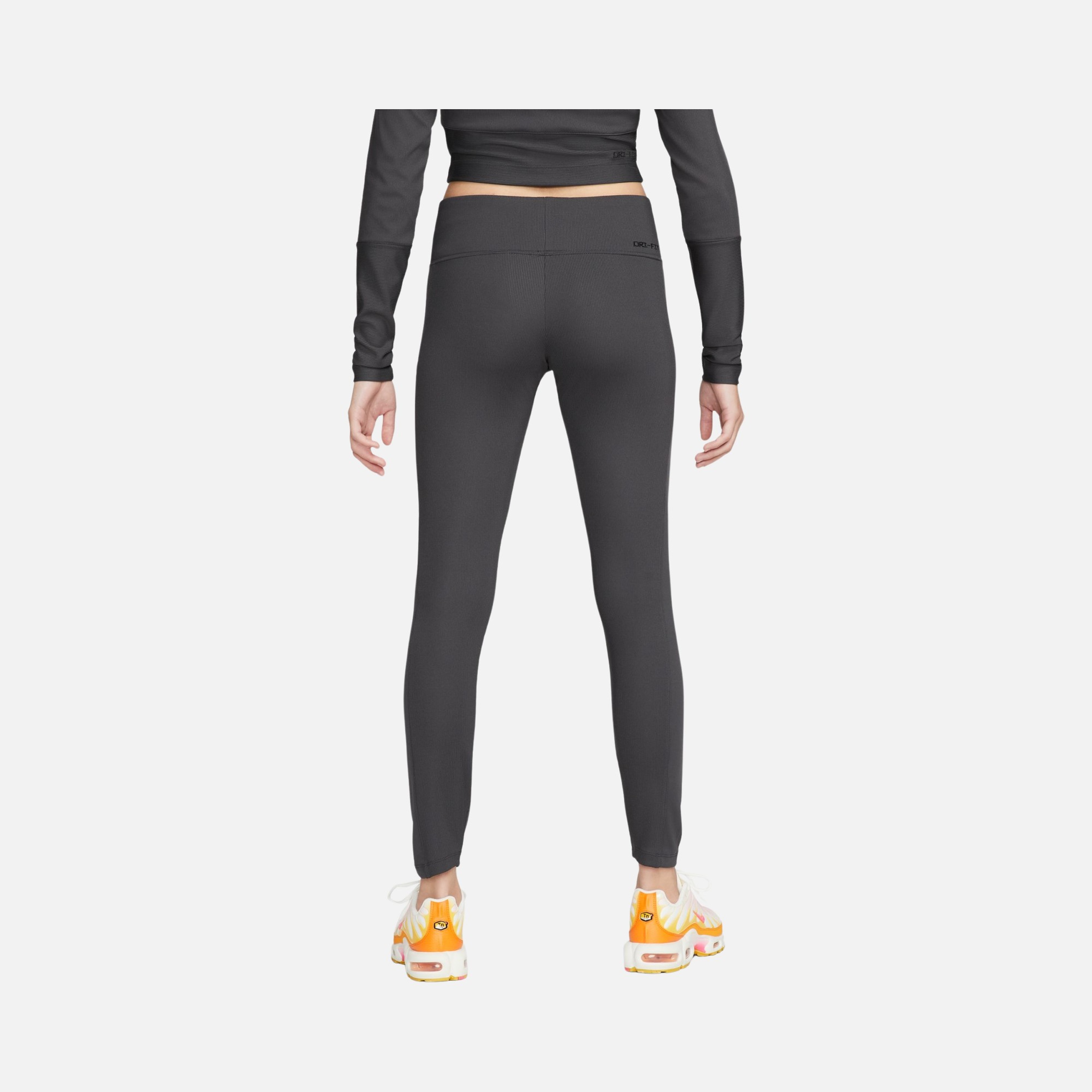 Nike Sportswear Ribbed Sports Utility With Pockets Kadın Tayt