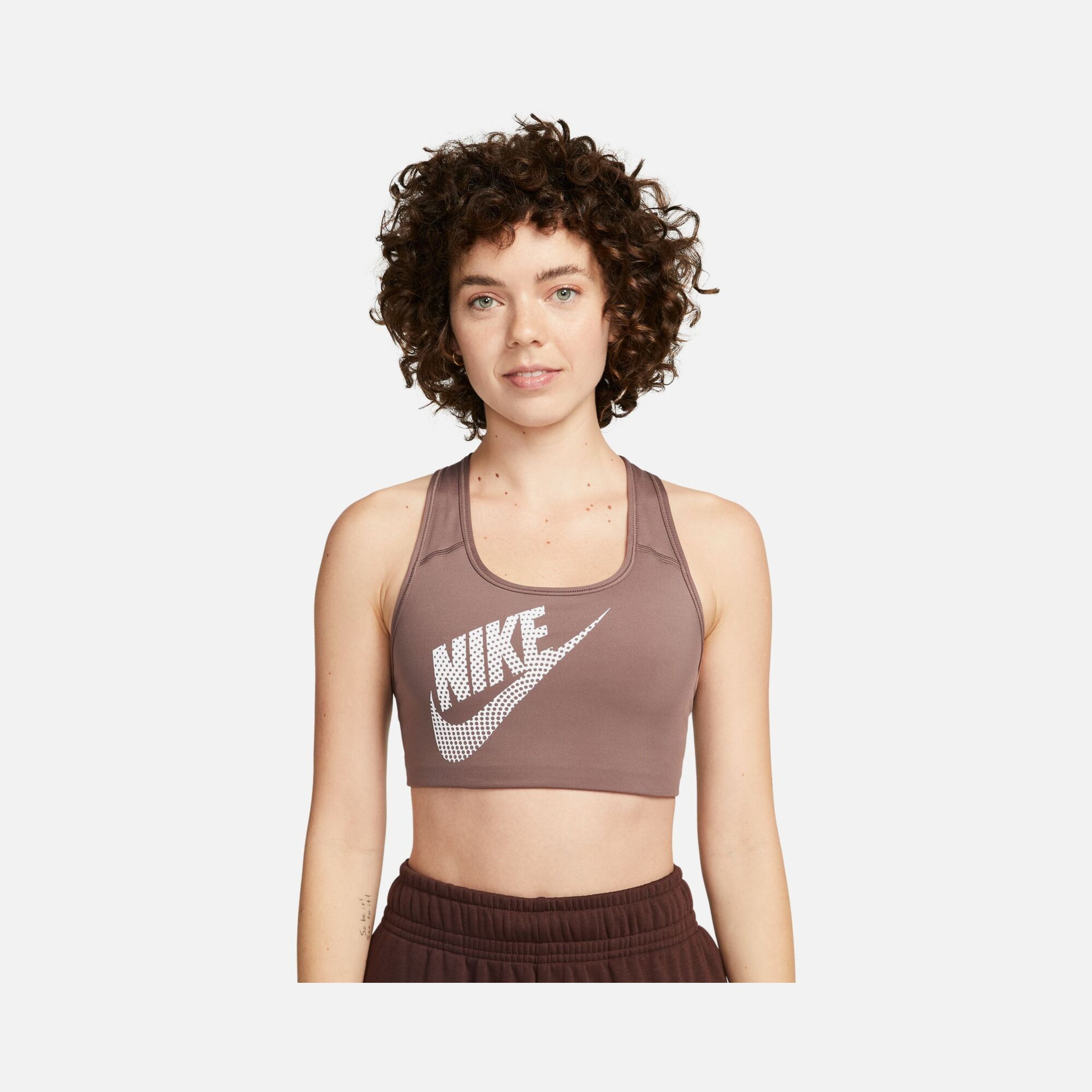 Nike Dri-Fit Swoosh Medium-Support Non-Padded Dance Training Kadın Bra