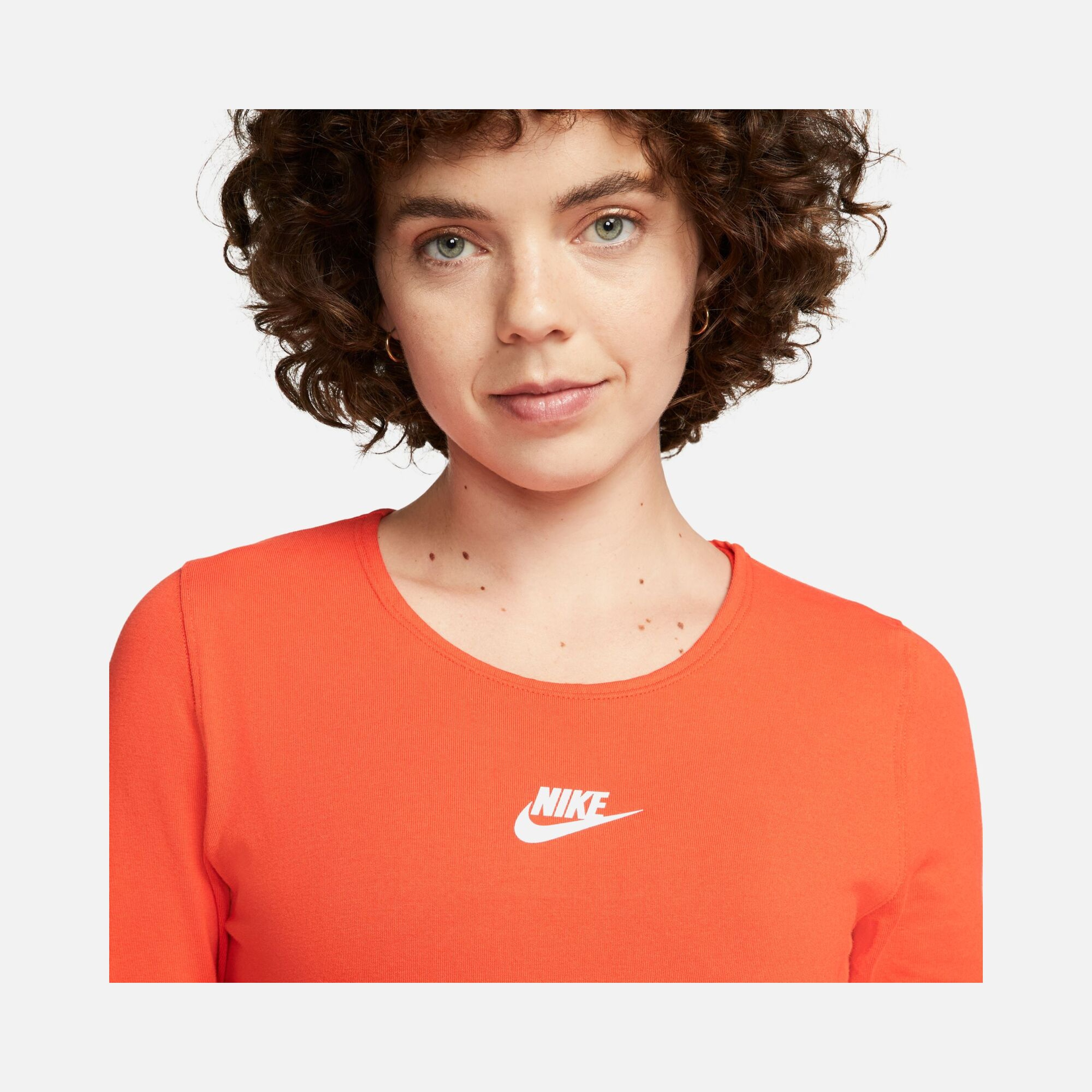 Nike Sportswear Gel-Dance Cropped Long-Sleeve Kadın Tişört