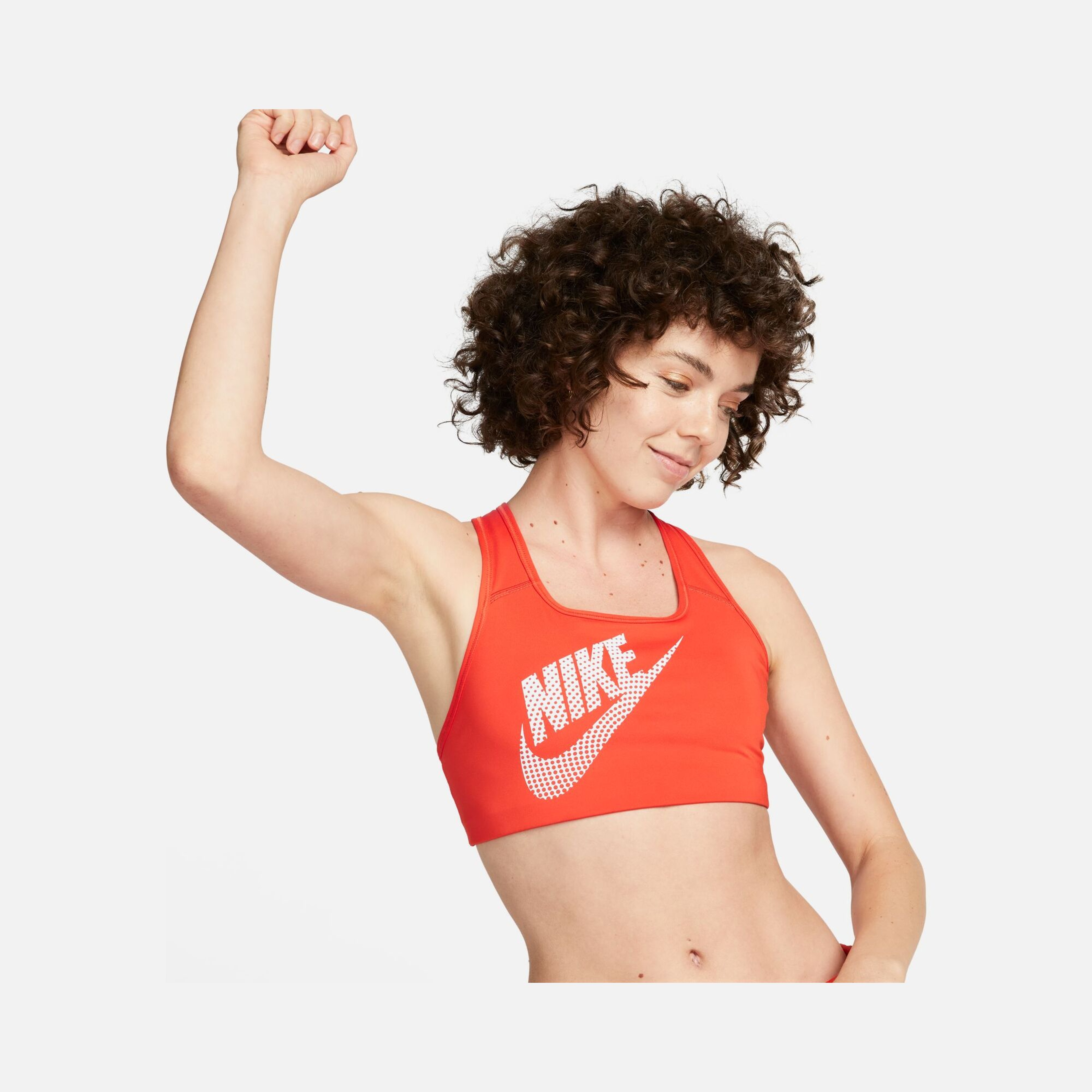 Nike Dri-Fit Swoosh Medium-Support Non-Padded Dance Training Kadın Bra