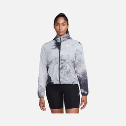 Nike Repel Trail-Running All-Over Printed Recoverable Full-Zip Hoodie Kadın Ceket