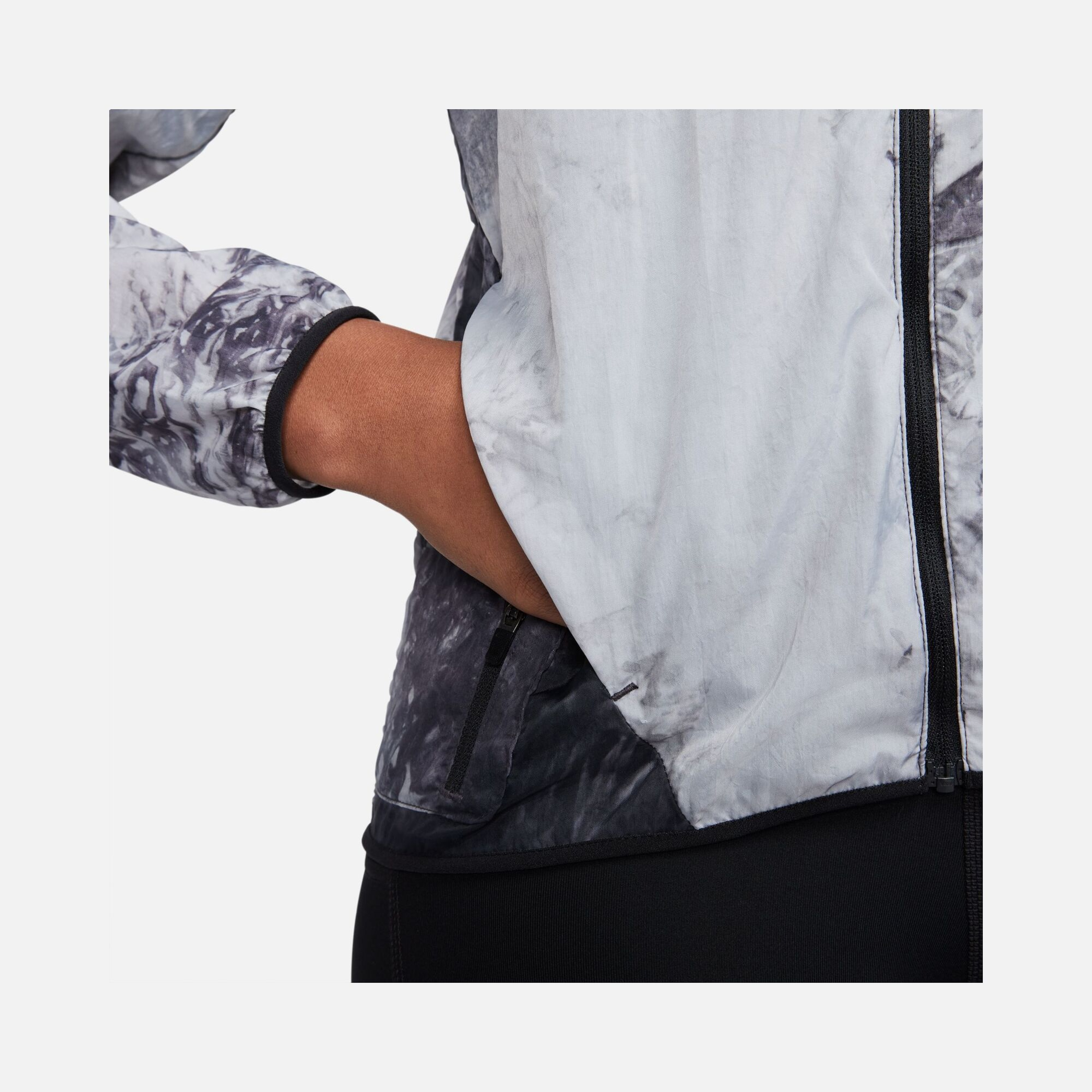 Nike Repel Trail-Running All-Over Printed Recoverable Full-Zip Hoodie Kadın Ceket