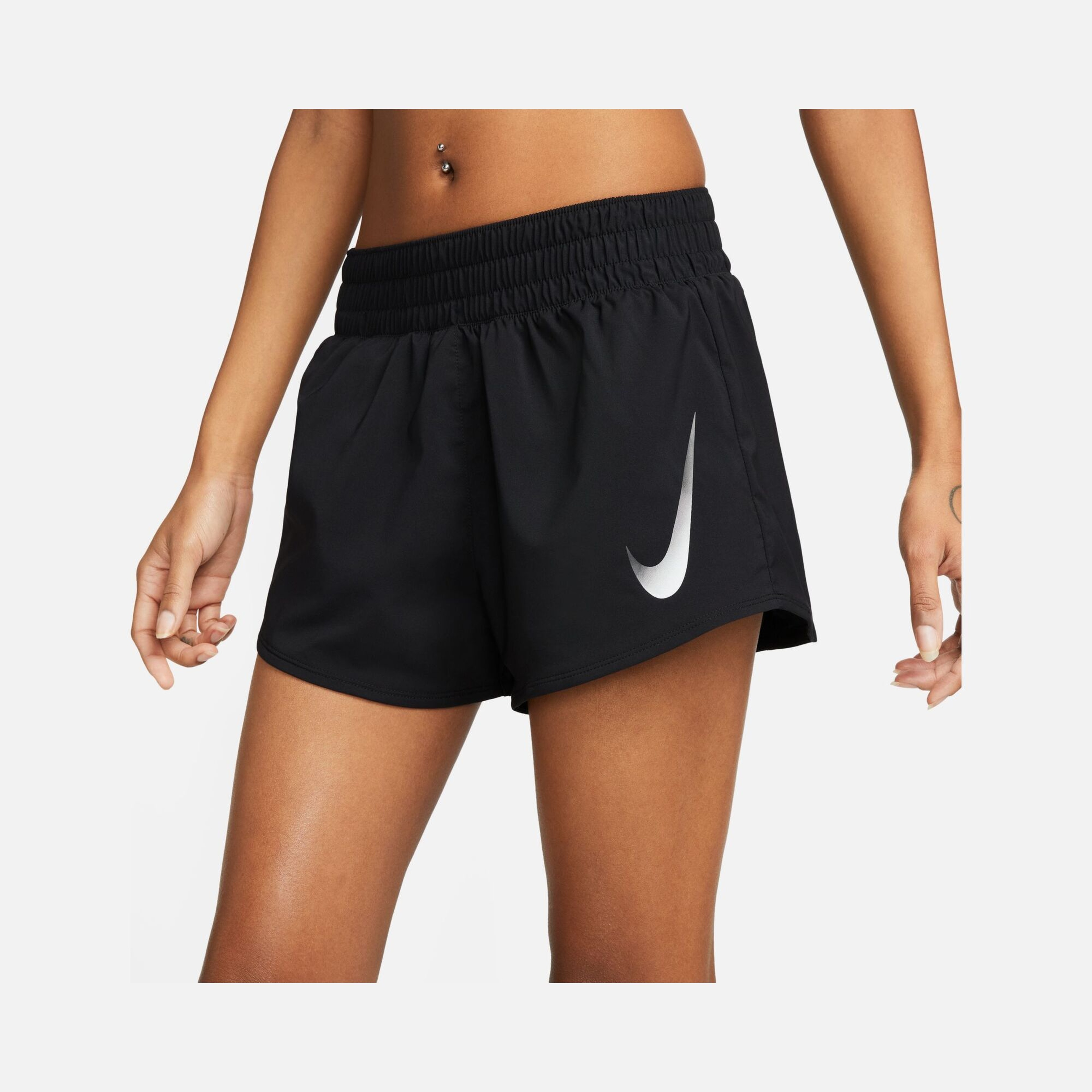 Nike Swoosh Dri-Fit Ultra-Soft Woven Brief-Lined Running Kadın Şort