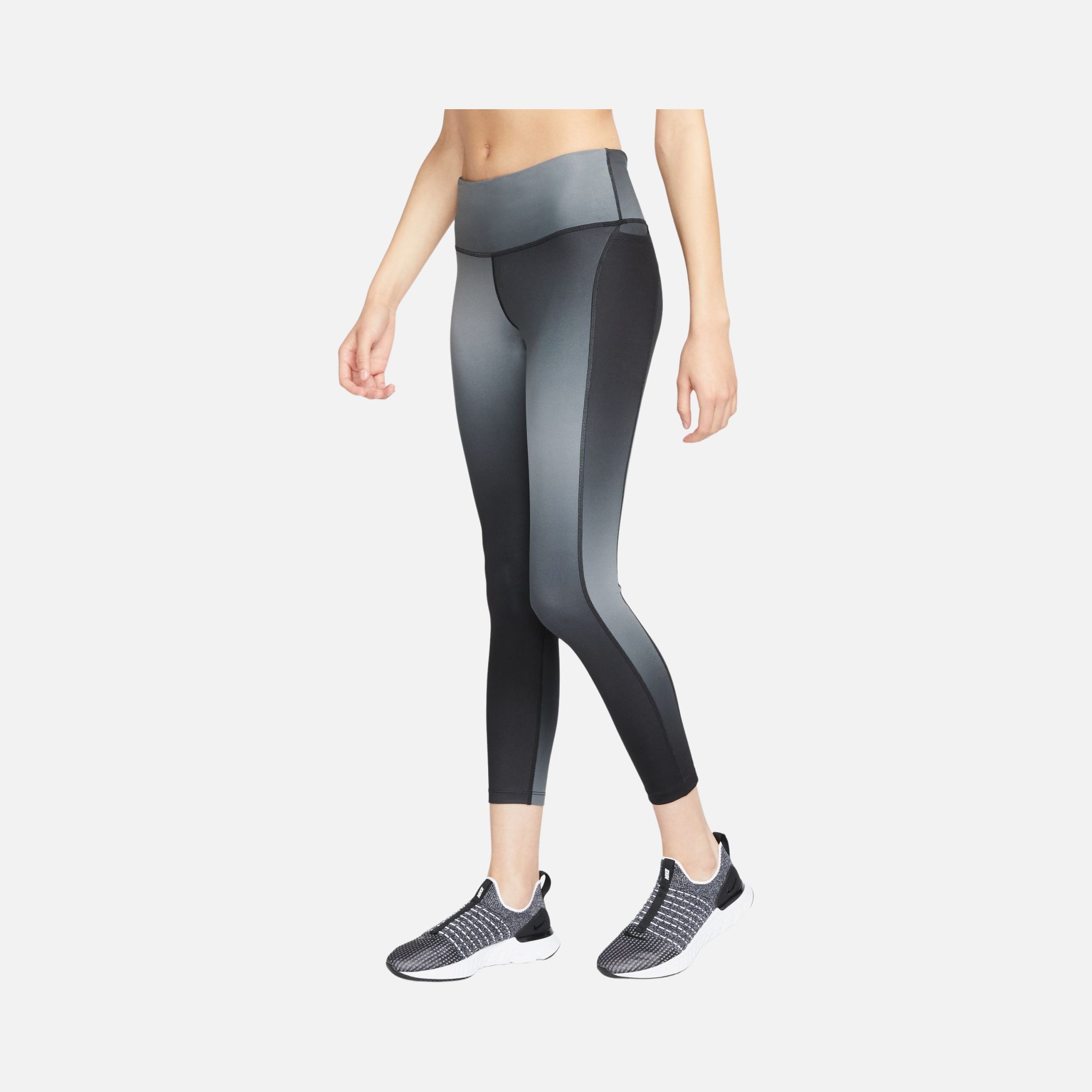 Nike Dri-Fit Fast Mid-Rise 7/8 Gradient-Dye Running Kadın Tayt