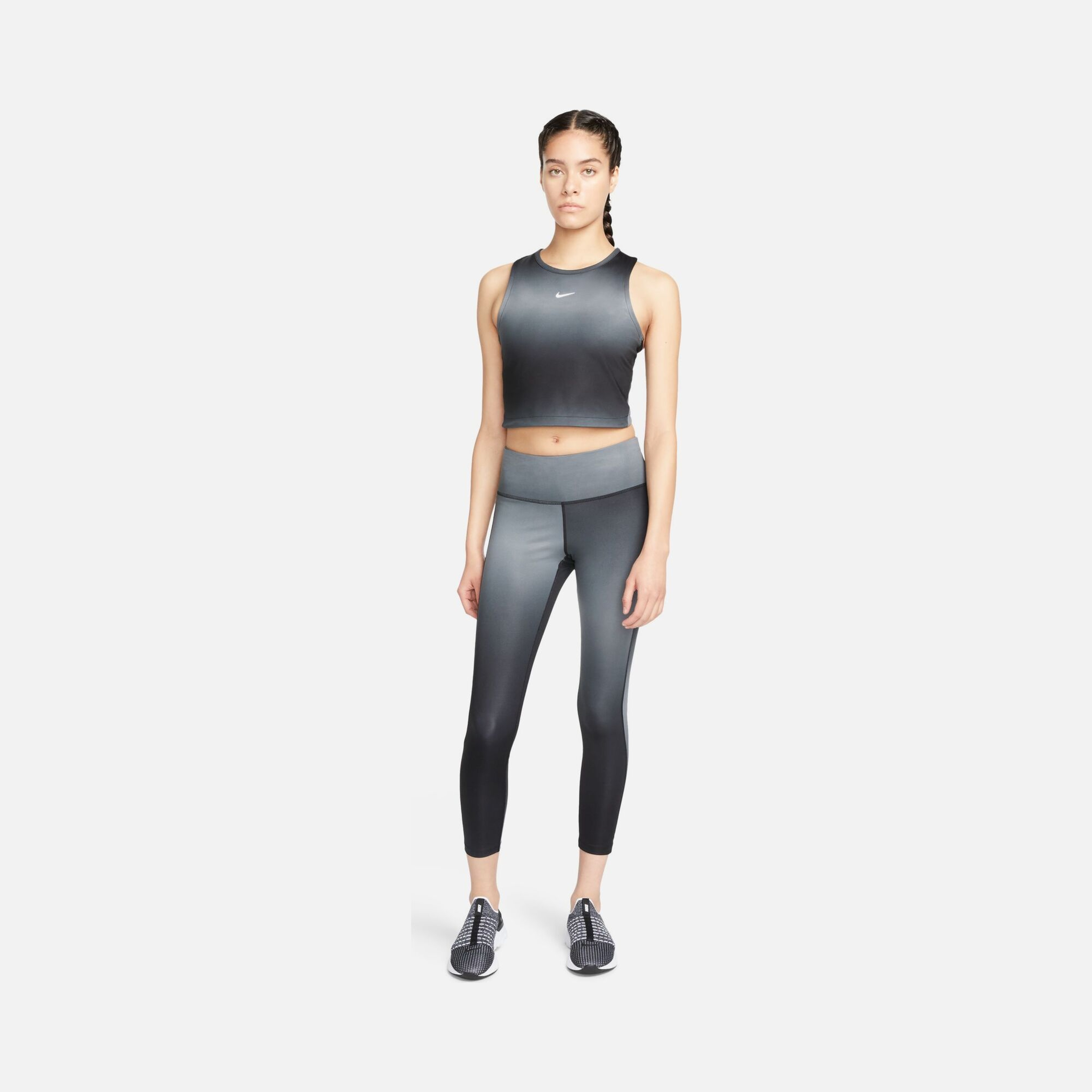 Nike Dri-Fit Fast Mid-Rise 7/8 Gradient-Dye Running Kadın Tayt