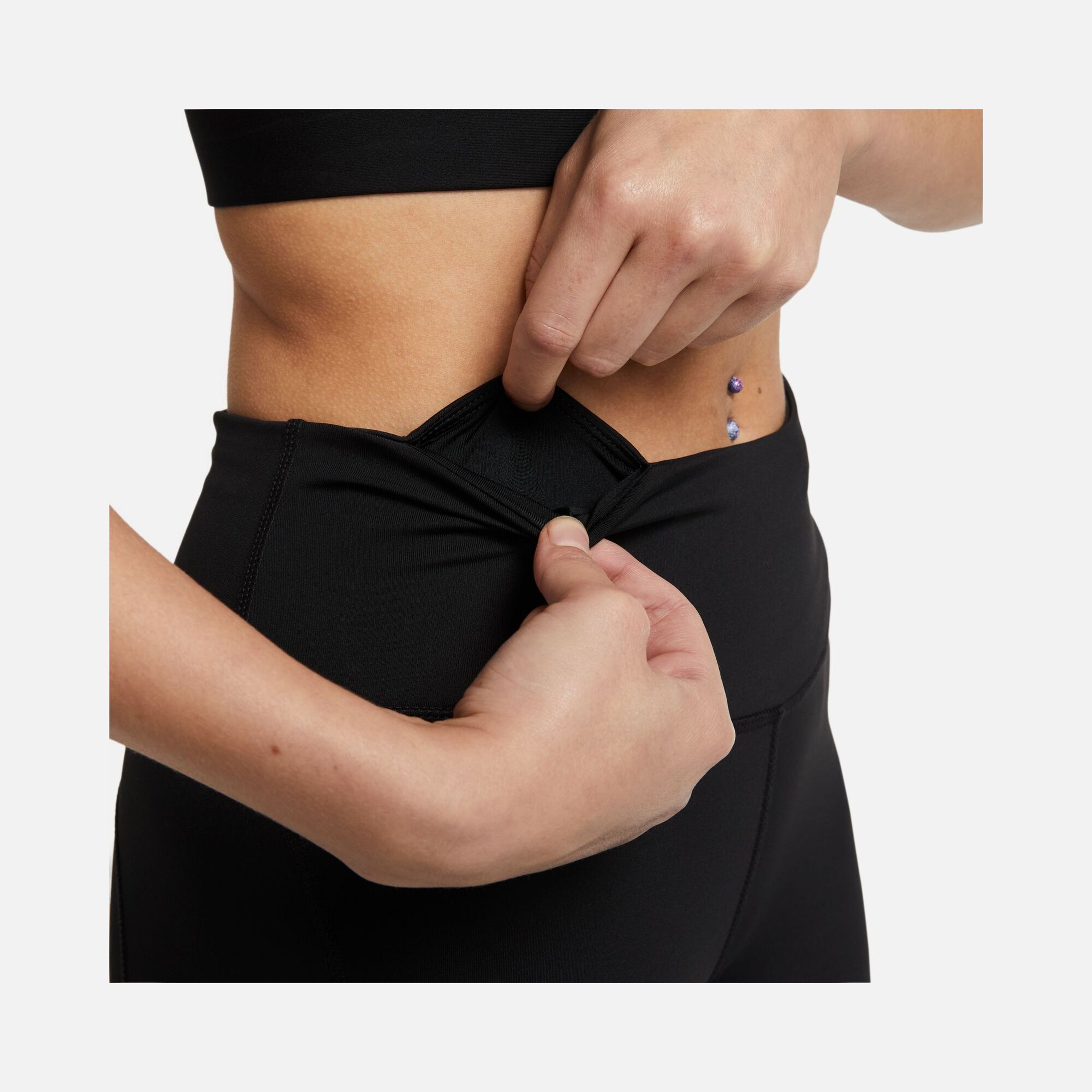 Nike Dri-Fit Fast Mid-Rise 7/8 Running Kadın Tayt