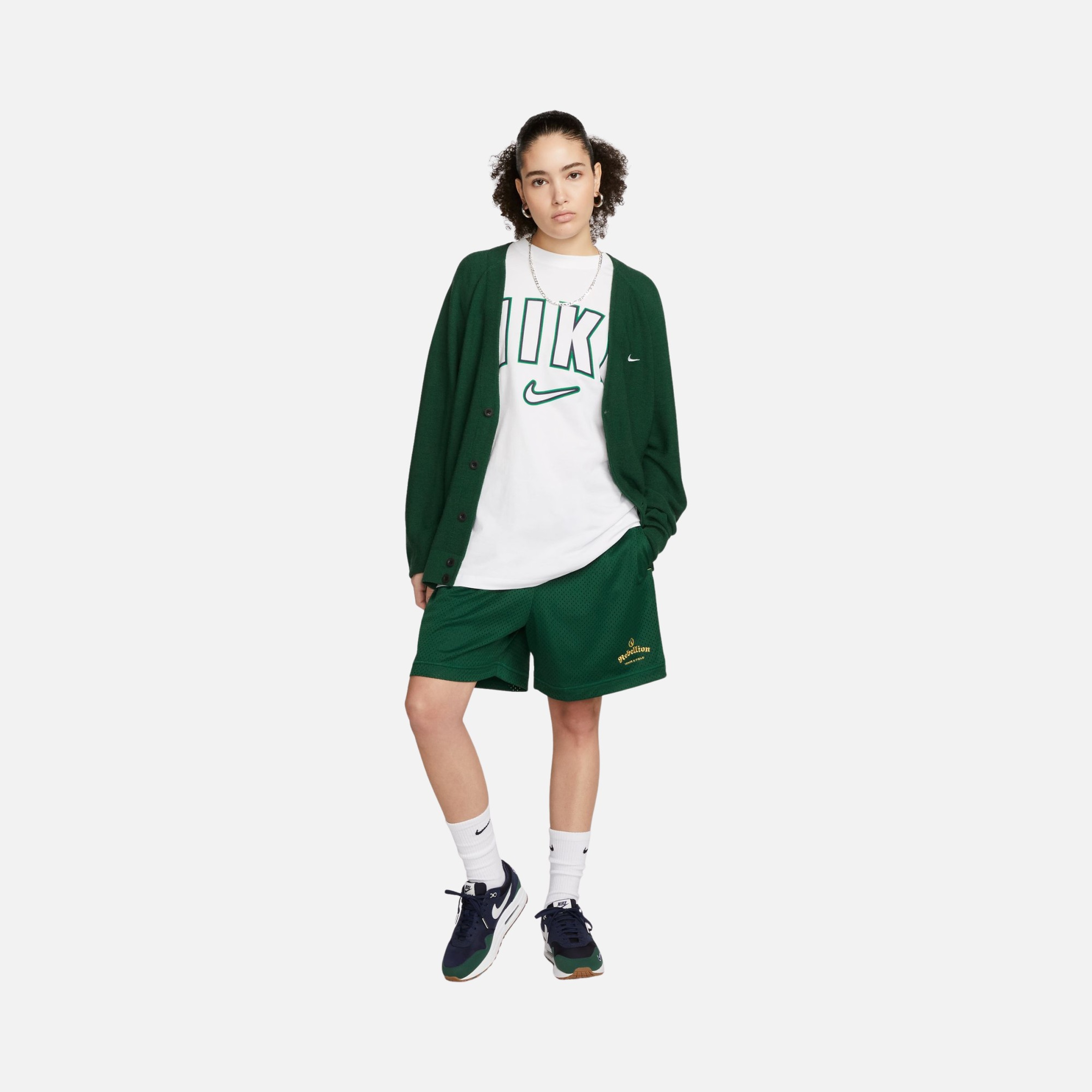 Nike Sportswear Printed Boyfriend Short-Sleeve Kadın Tişört