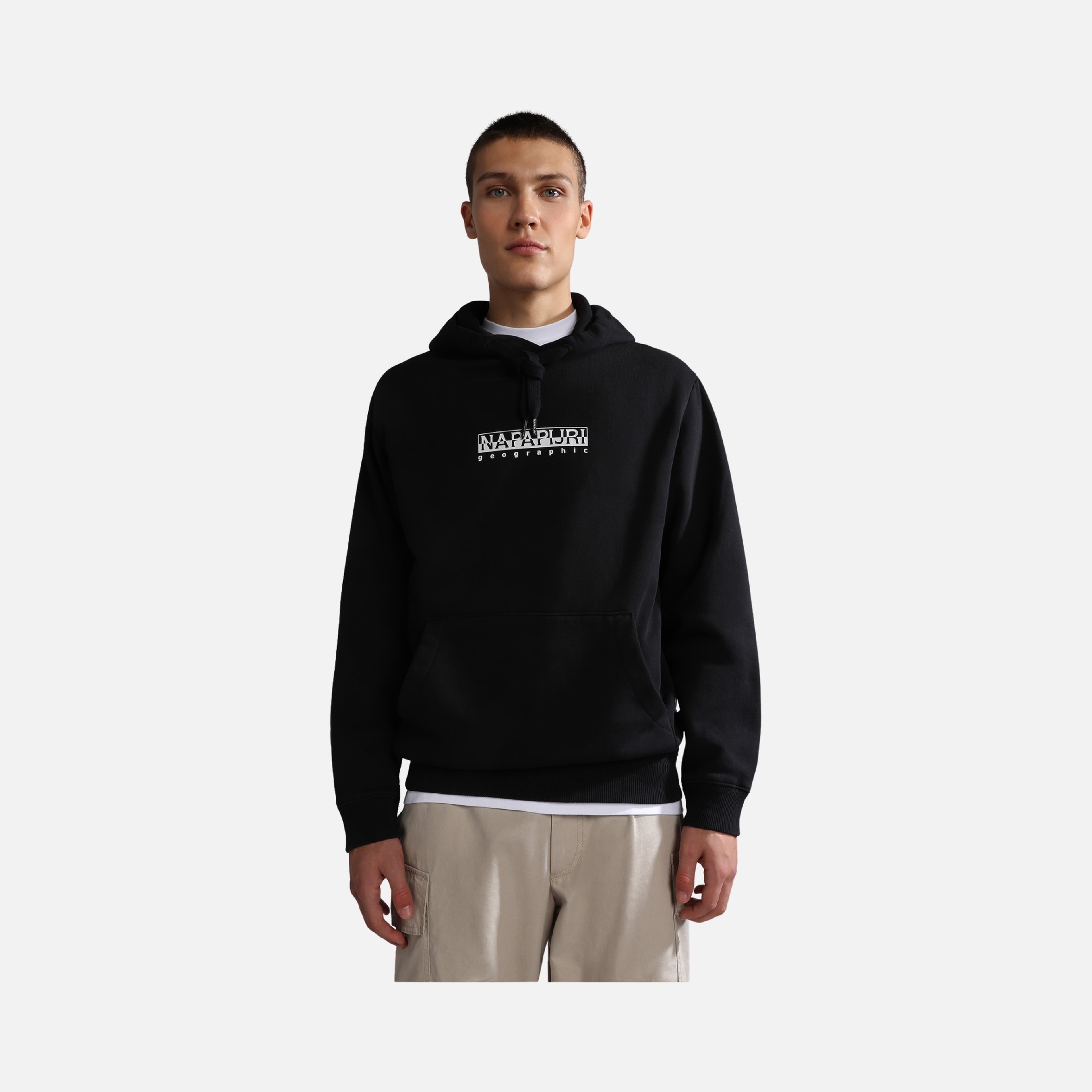 Napapijri Sportswear Box Hoodie Erkek Sweatshirt