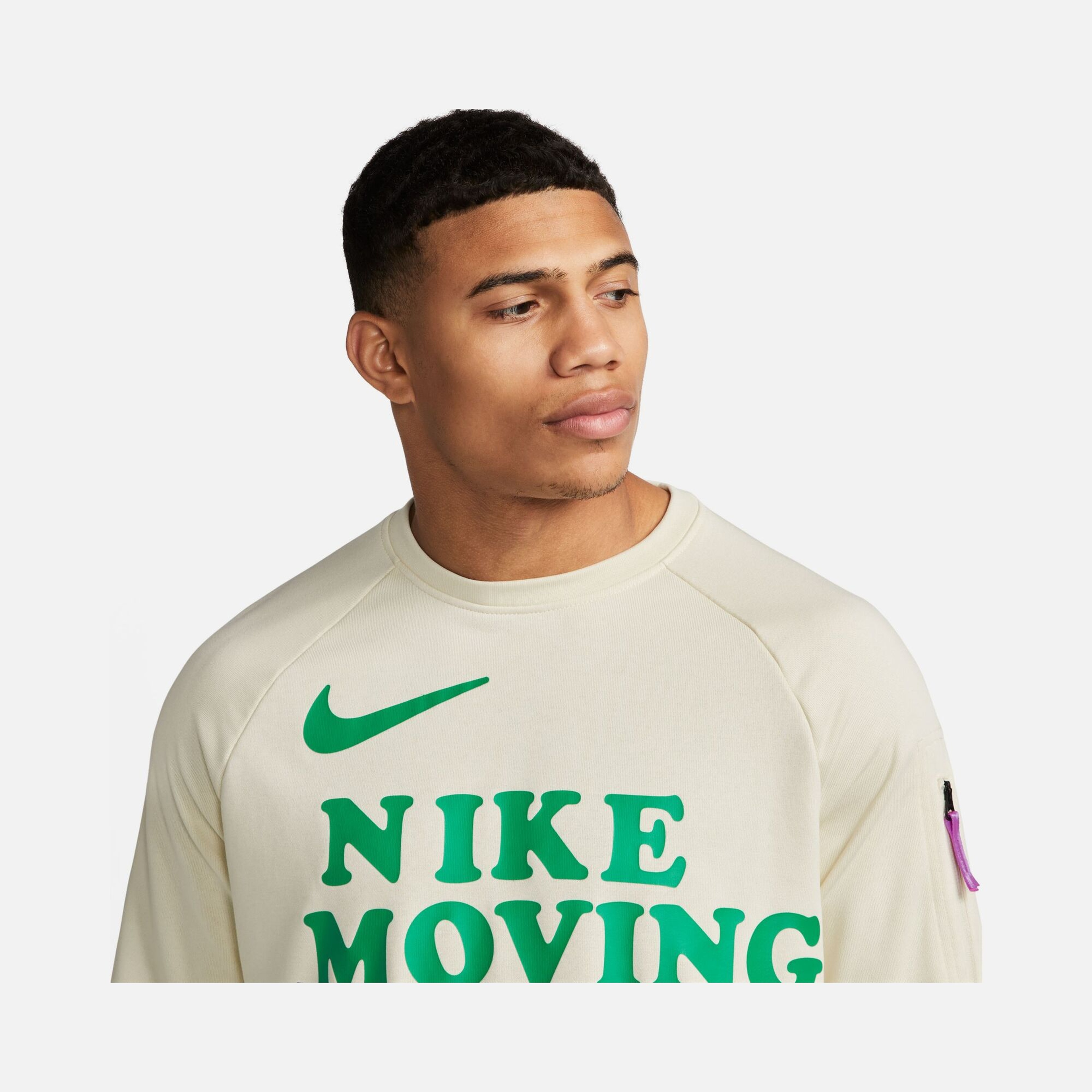Nike Dri-Fit ''Nike Moving Company Graphic'' Fitness Long-Sleeve Erkek Tişört