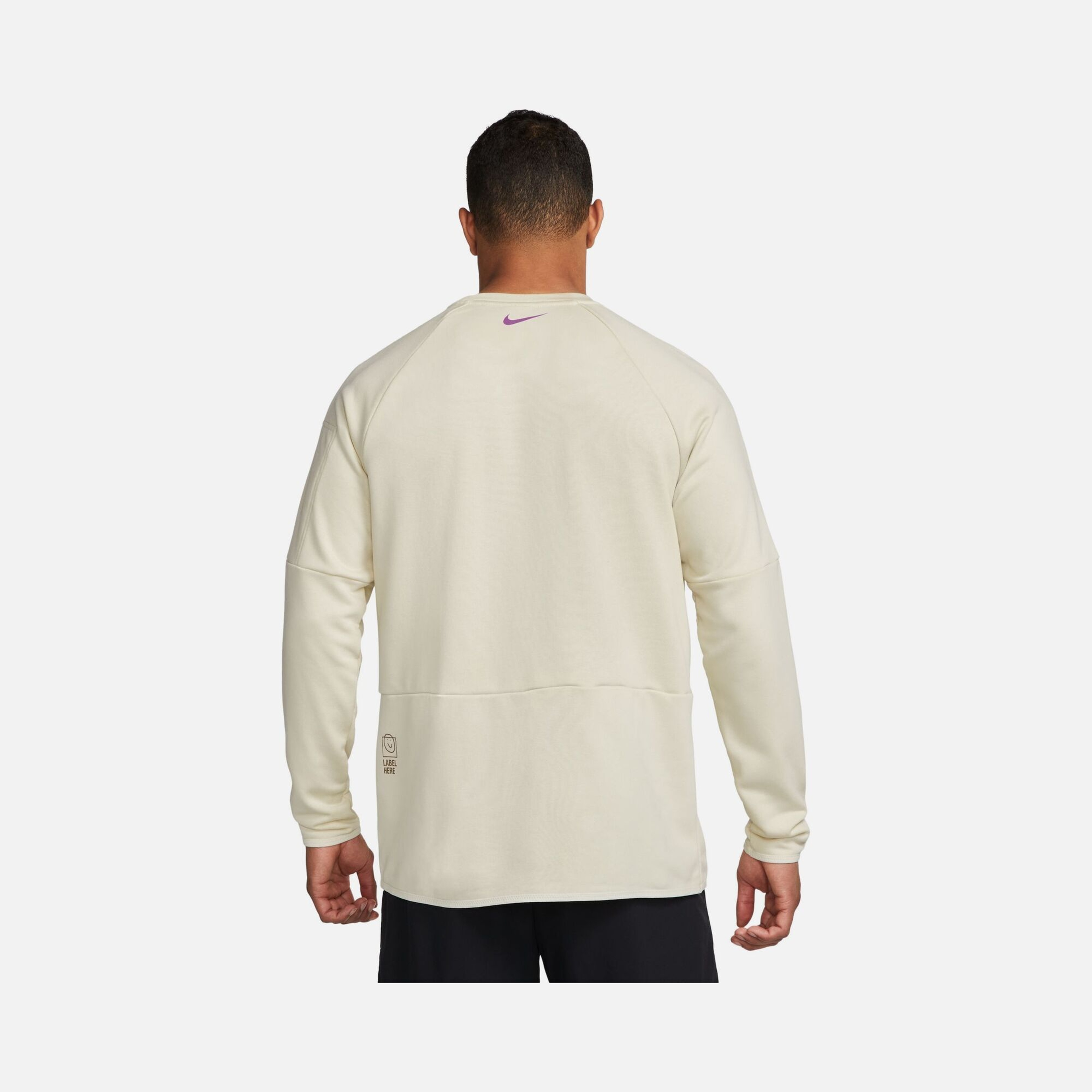 Nike Dri-Fit ''Nike Moving Company Graphic'' Fitness Long-Sleeve Erkek Tişört