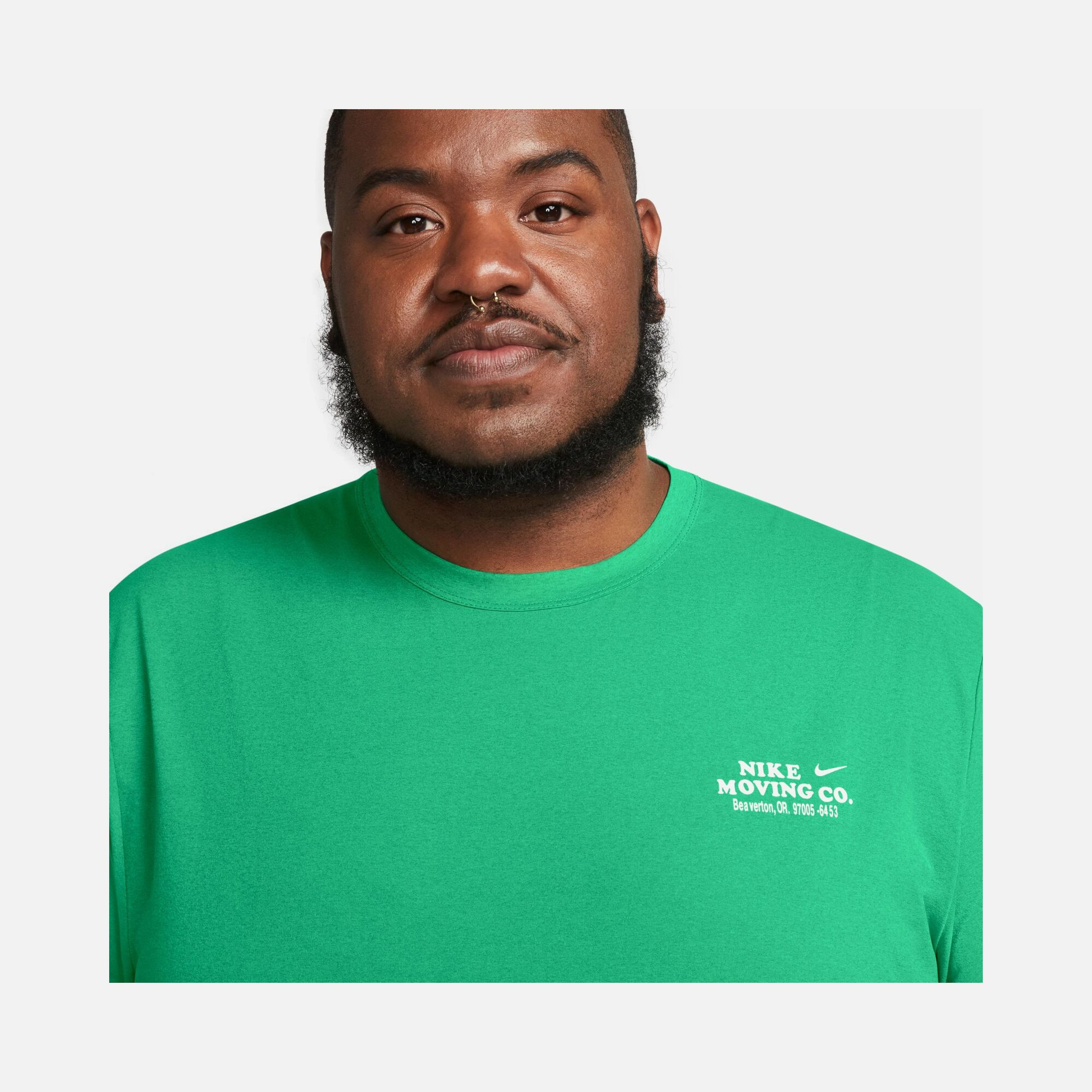 Nike Dri-Fit UV Hyverse ''Nike Moving Company Graphic'' Fitness Short-Sleeve Erkek Tişört