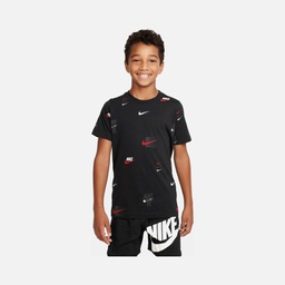 Nike Sportswear Swoosh Logo Printed Short-Sleeve (Boys') Çocuk Tişört