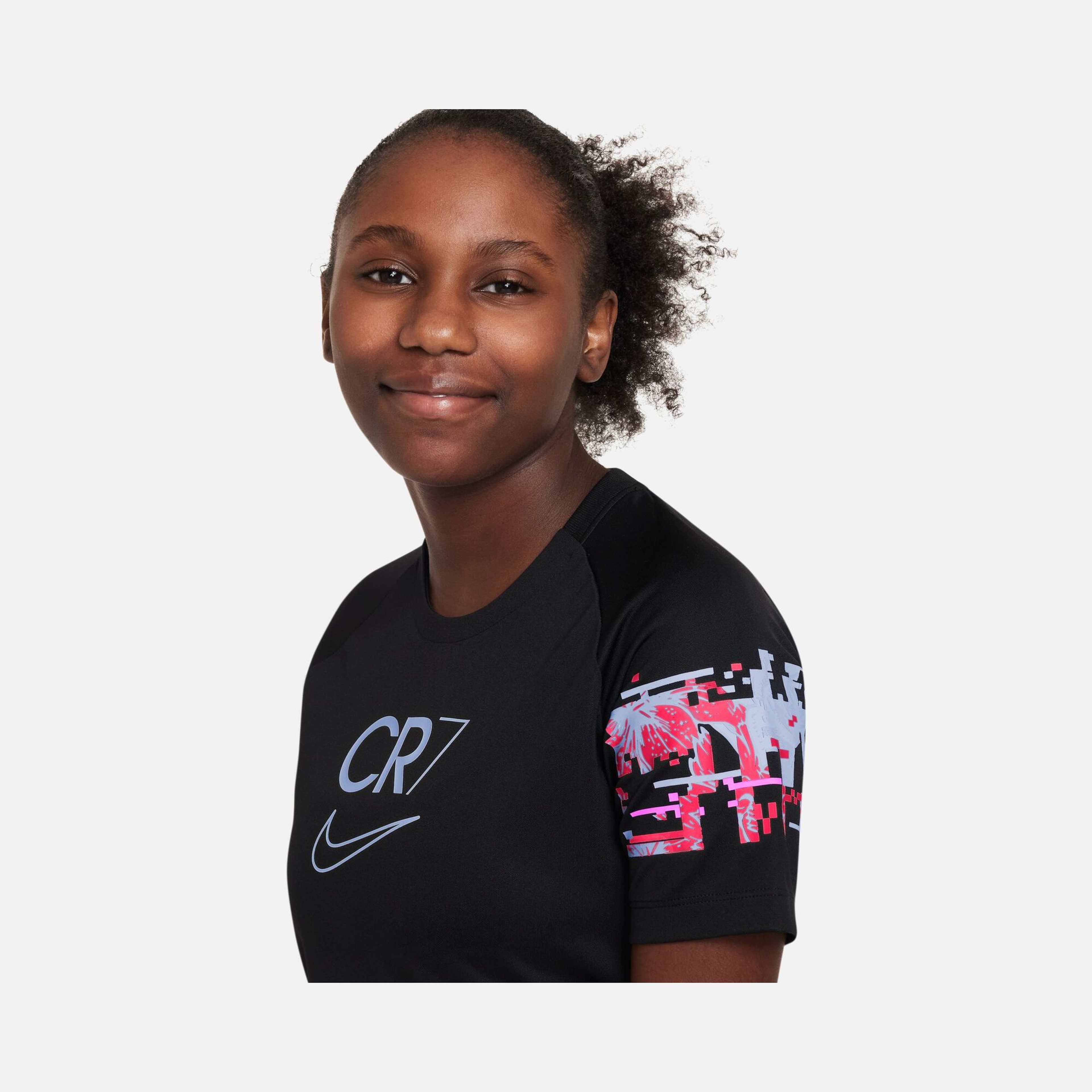 Nike Dri-Fit CR7 Football Soccer Short-Sleeve Çocuk Tişört