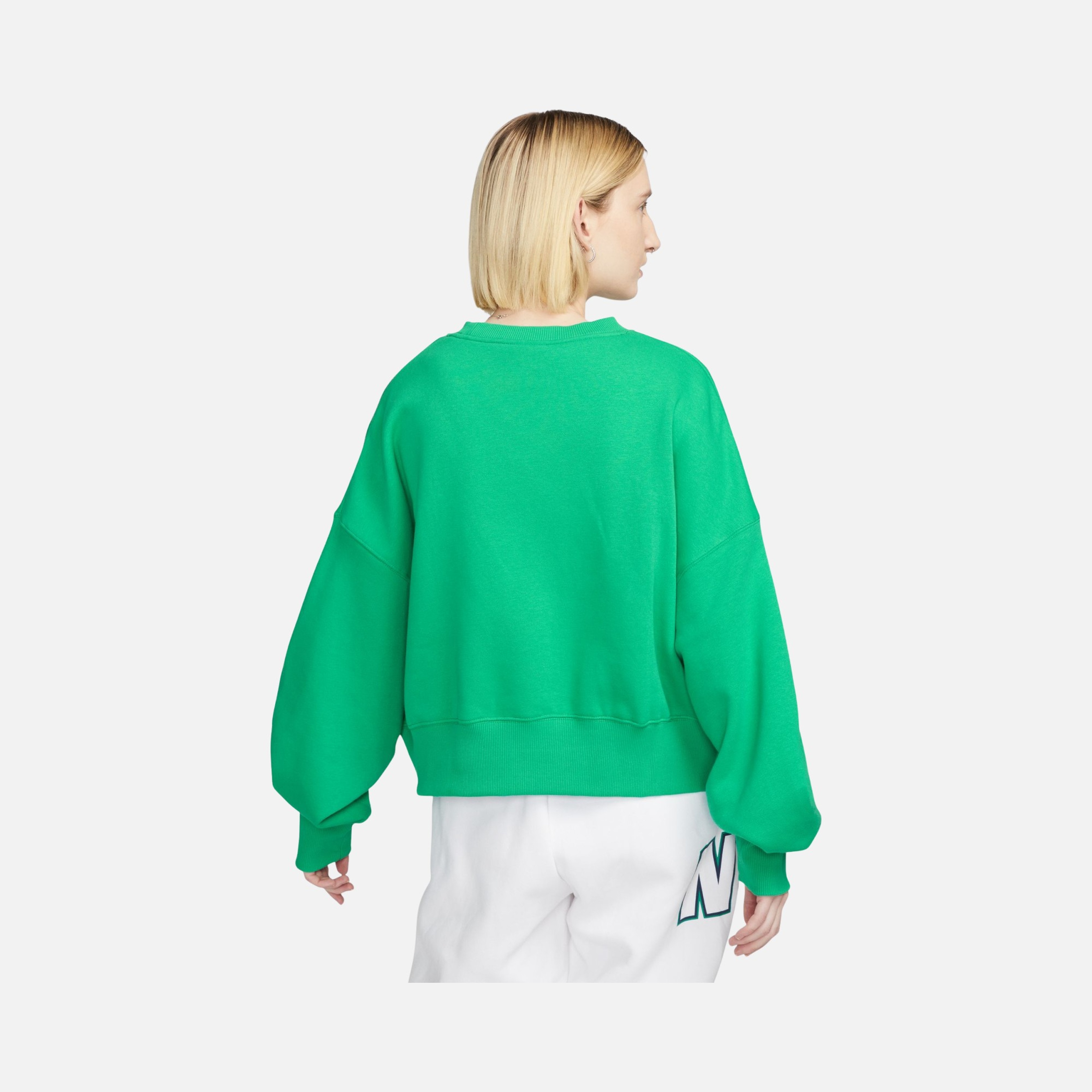 Nike Sportswear Phoenix Fleece Oversized Cropped Crew Printed Kadın Sweatshirt