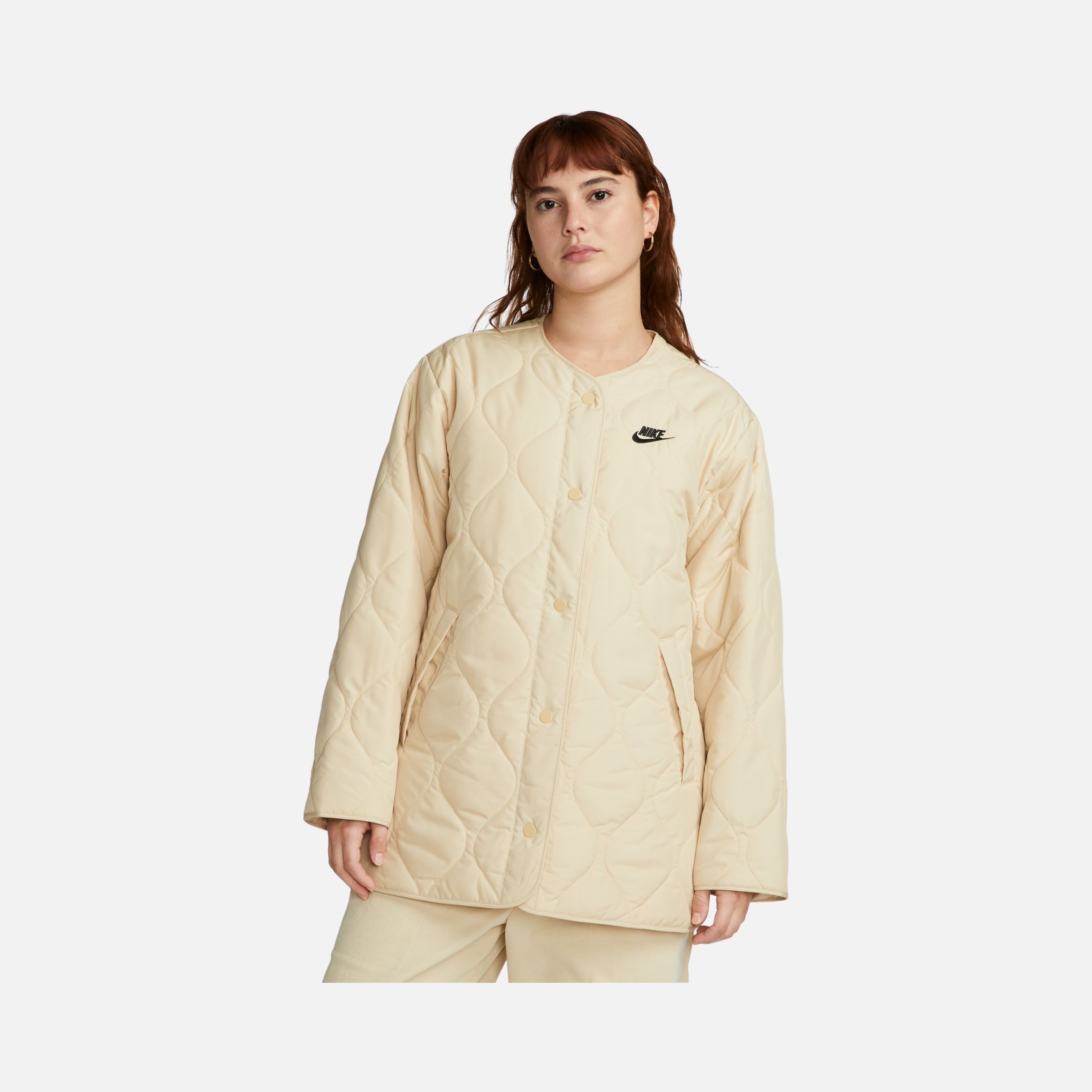 Nike Sportswear Sports Utility Quilted Full Snap Fastener Kadın Ceket