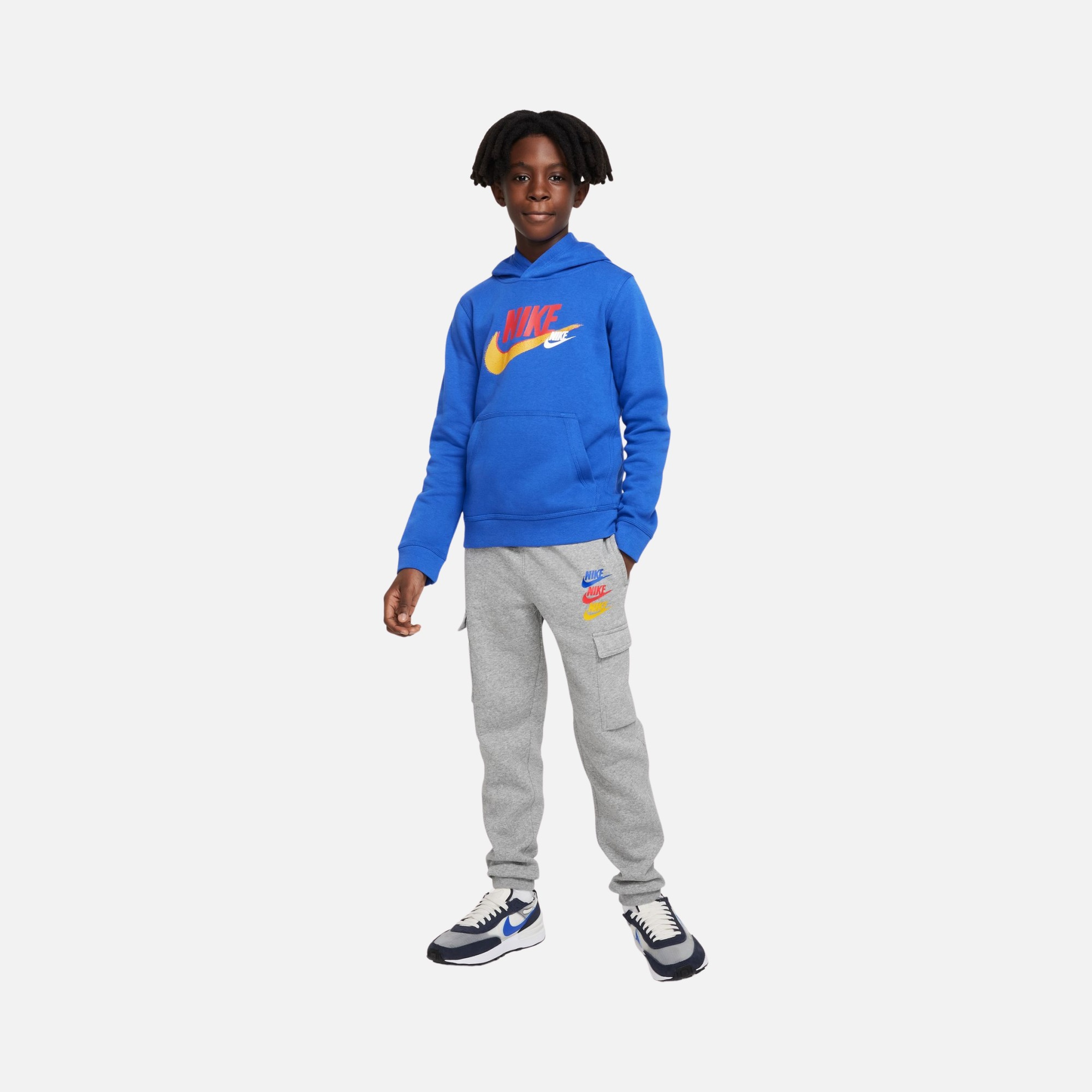 Nike Sportswear Standard Issue Fleece Pullover Hoodie (Boys') Çocuk Sweatshirt