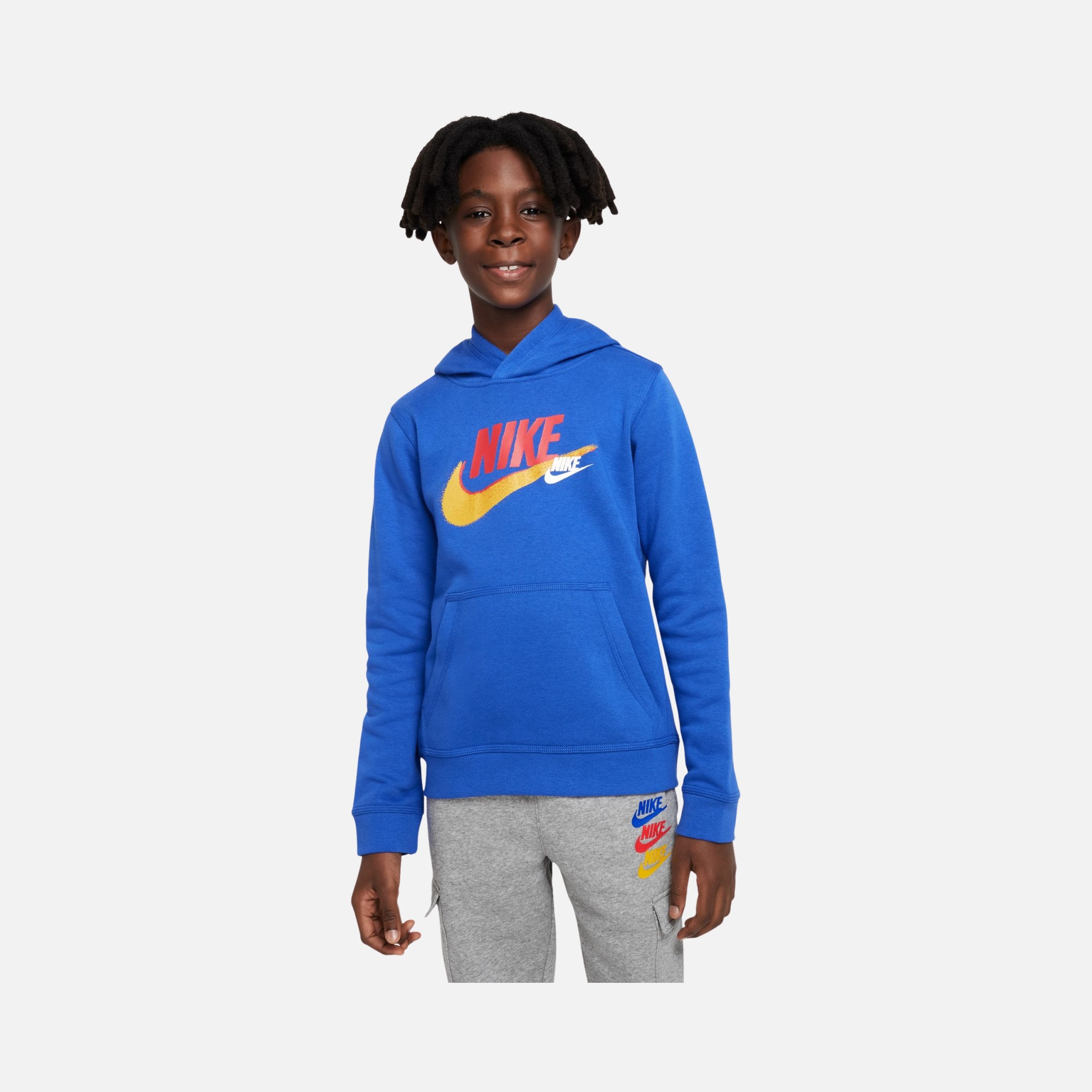 Nike Sportswear Standard Issue Fleece Pullover Hoodie (Boys') Çocuk Sweatshirt