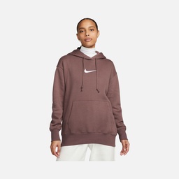 Nike Sportswear Gel-Midi Swoosh Oversized Fleece Pullover Hoodie Kadın Sweatshirt