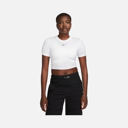 Nike Sportswear Essential Slim-Fit Cropped Short-Sleeve Kadın Tişört
