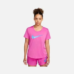 Nike Dri-Fit One Swoosh Graphic Running Short-Sleeve Kadın Tişört