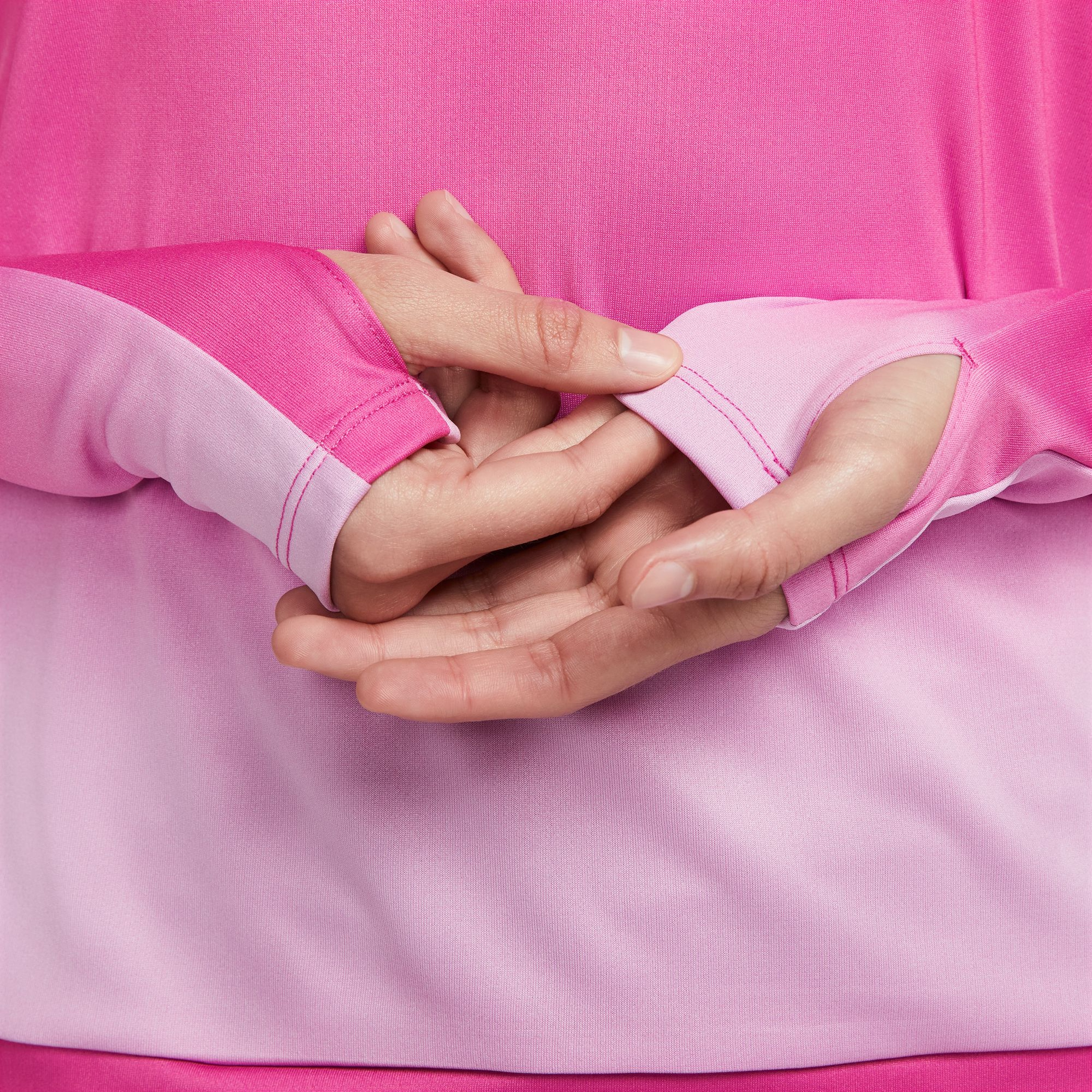 Nike Dri-Fit Swoosh Printed 1/4-Zip Running Long-Sleeve Kadın Tişört