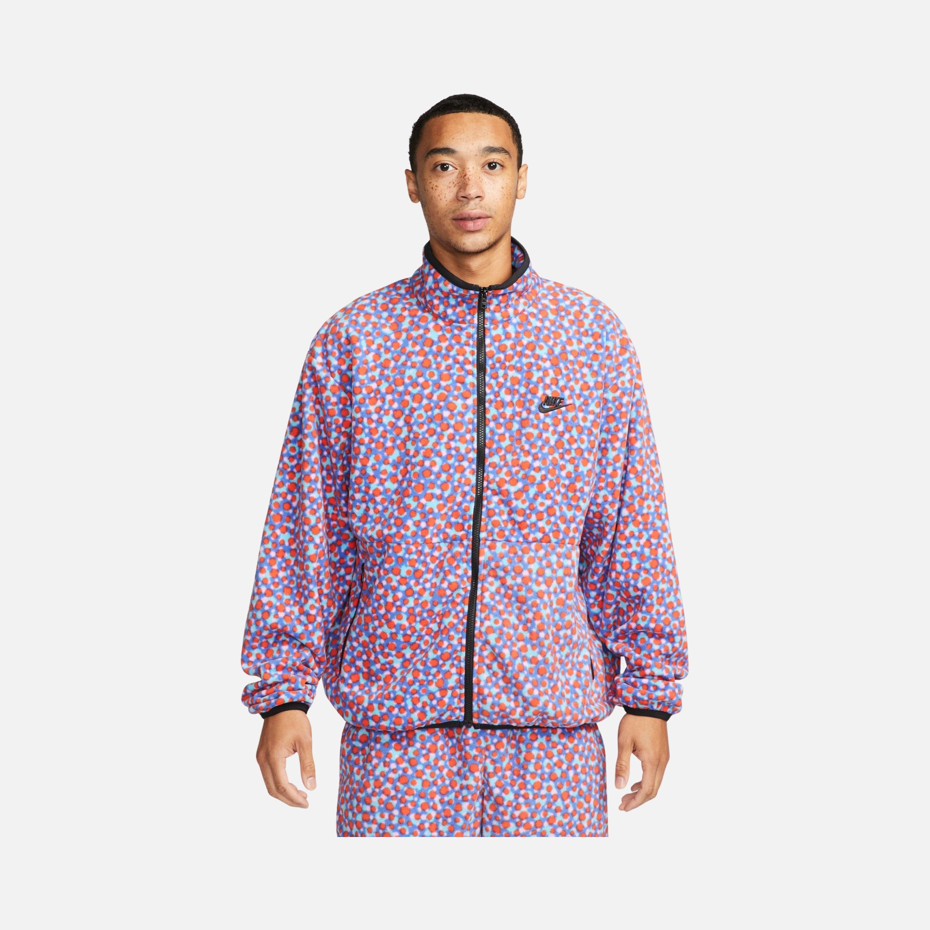 Nike Sportswear Club Fleece+ ''Bright Spotted Pattern'' Full-Zip Erkek Ceket