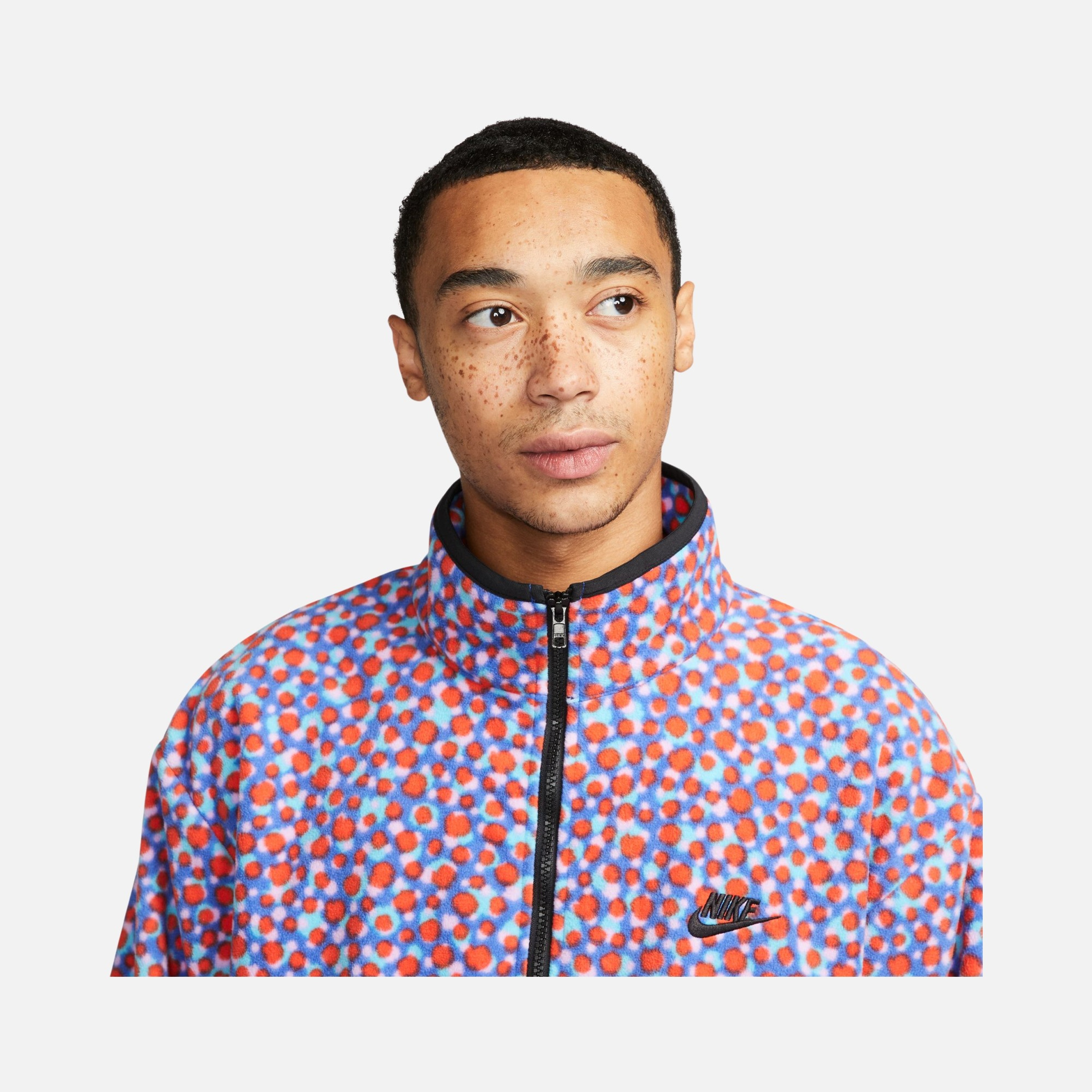 Nike Sportswear Club Fleece+ ''Bright Spotted Pattern'' Full-Zip Erkek Ceket