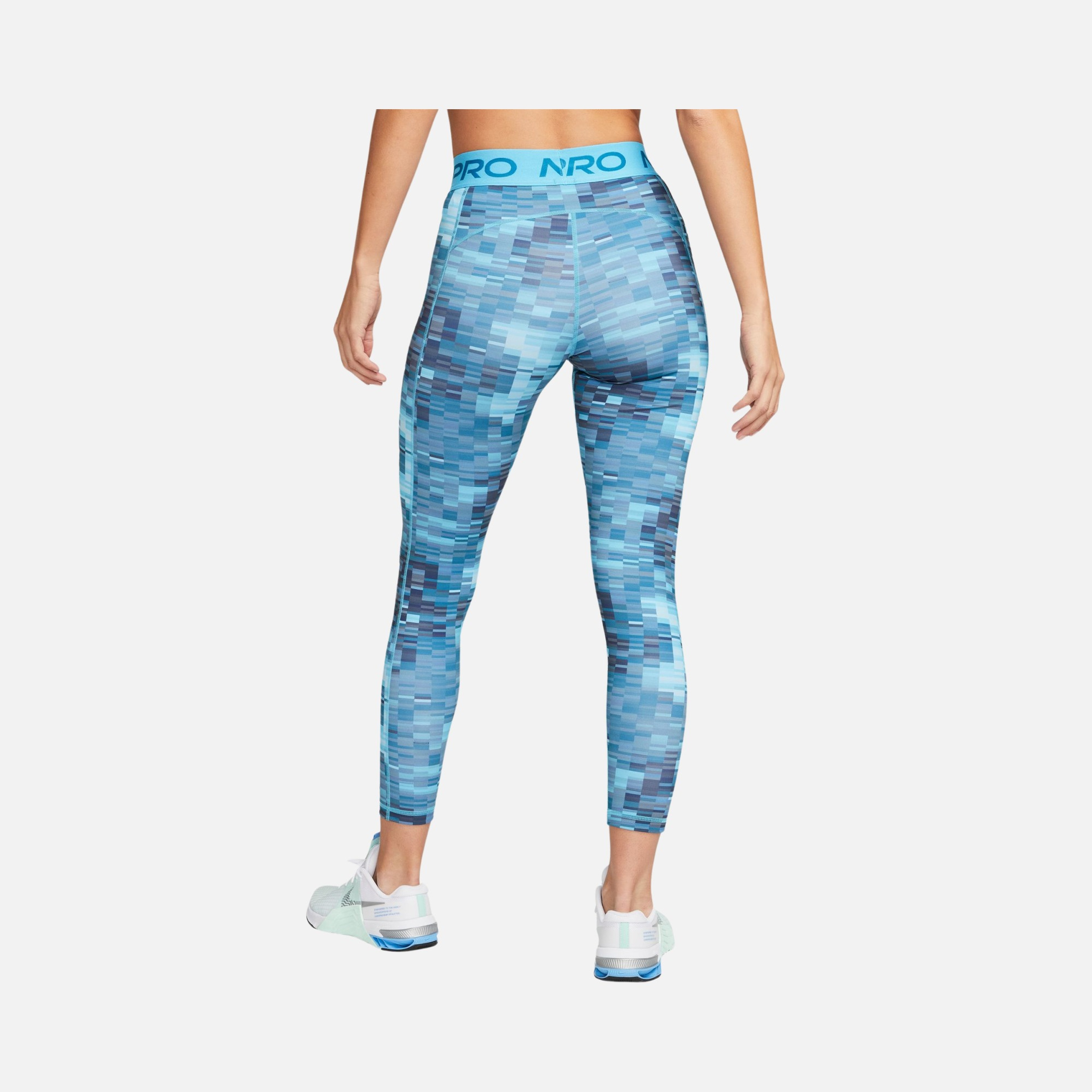 Nike Pro Dri-Fit Mid-Rise 7/8 Allover Printed Training  Kadın Tayt