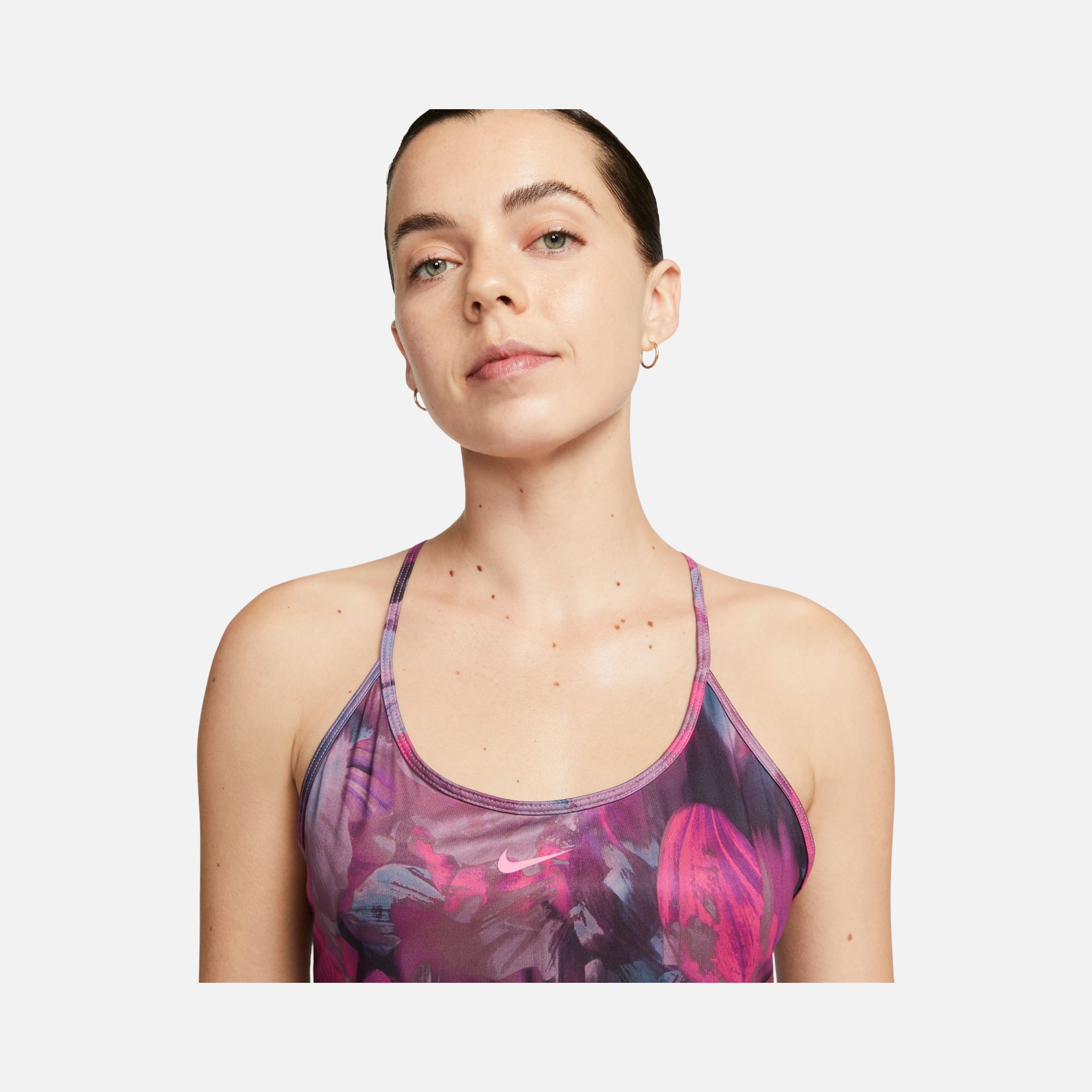 Nike Dri-Fit One Cropped Printed Training Kadın Atlet