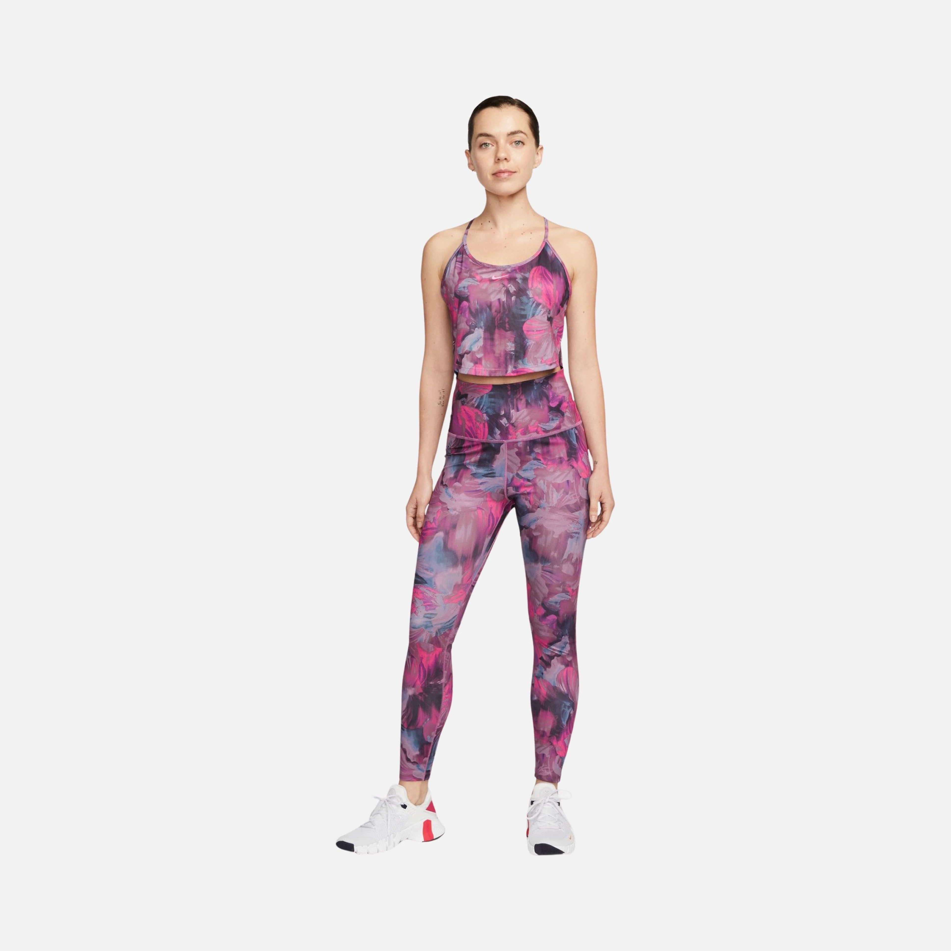 Nike Dri-Fit One High-Waisted 7/8 All-Over Printed Training Kadın Tayt