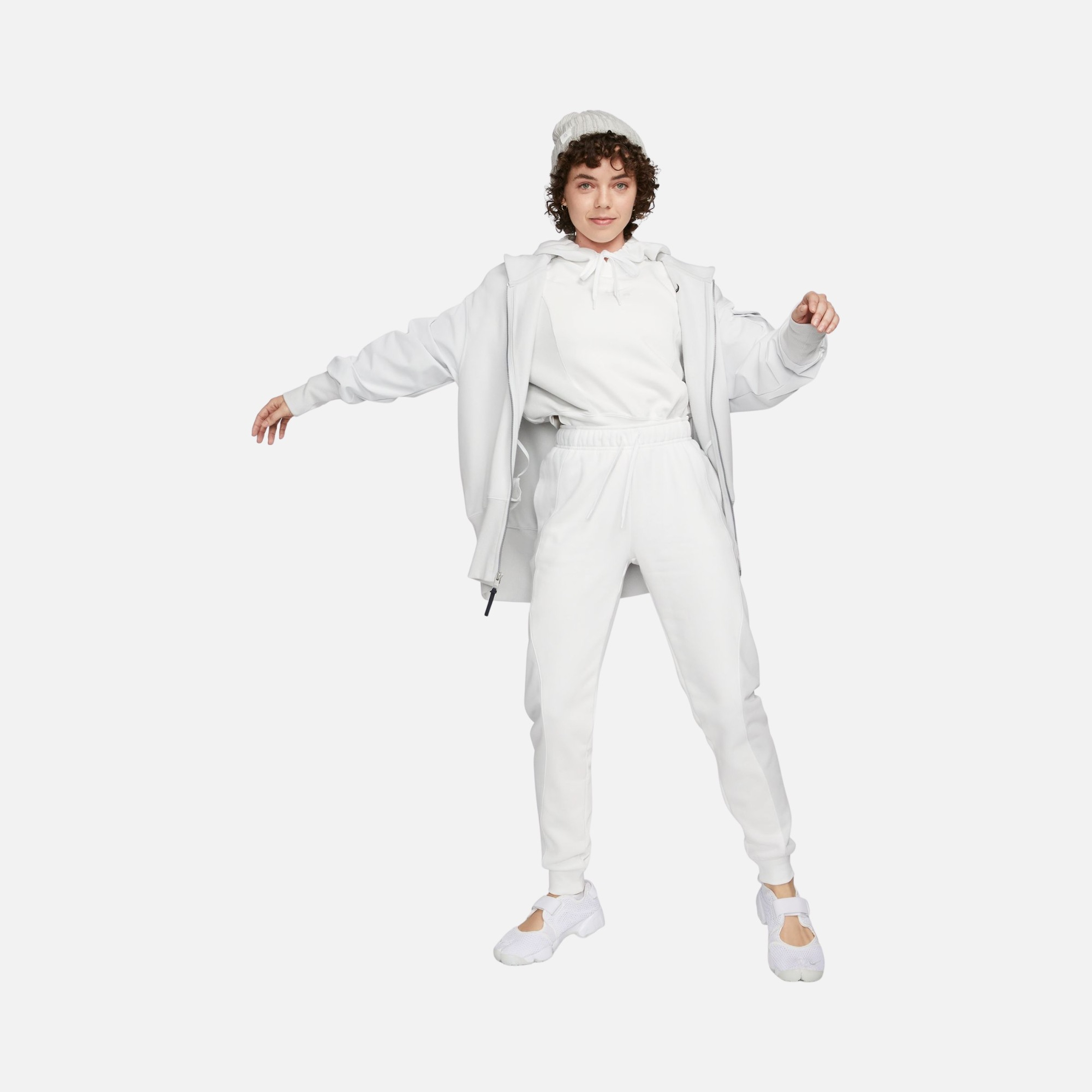 Nike Sportswear Air Mid-Rise Fleece Jogger Style Kadın Eşofman Altı