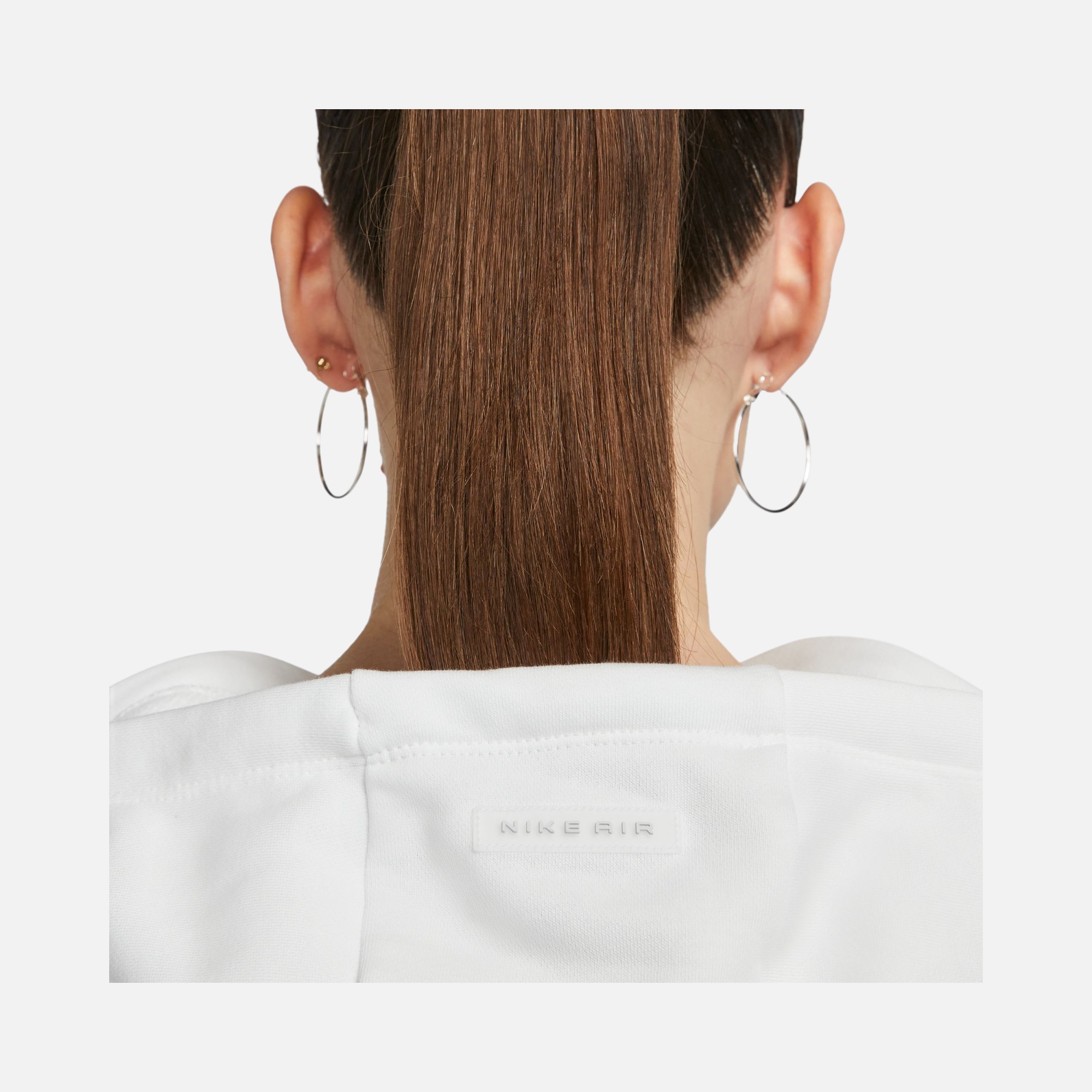 Nike Sportswear Air Oversized Crop Fleece Hoodie Kadın Sweatshirt