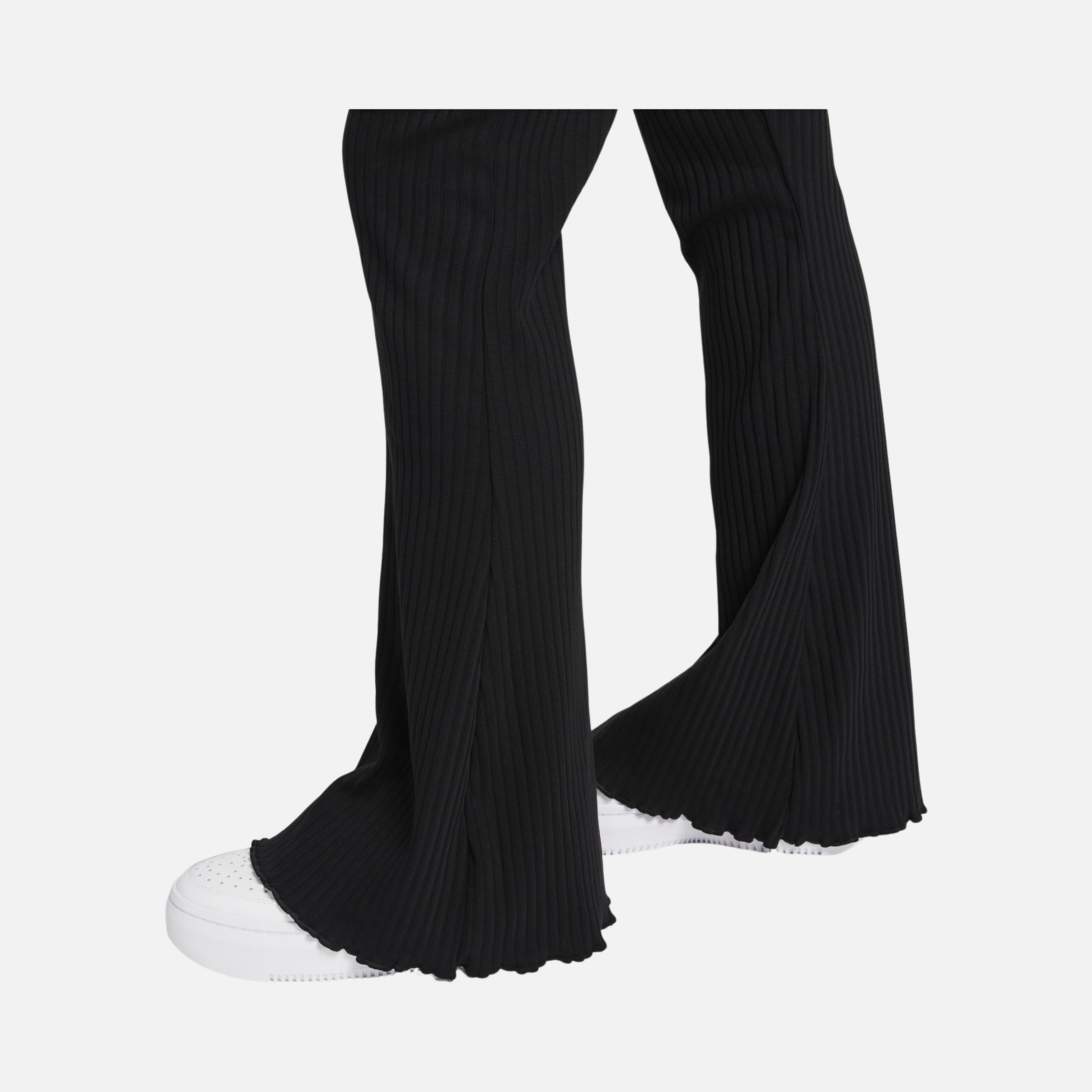 Nike Sportswear High-Waisted Wide Leg Ribbed Kadın Eşofman Altı