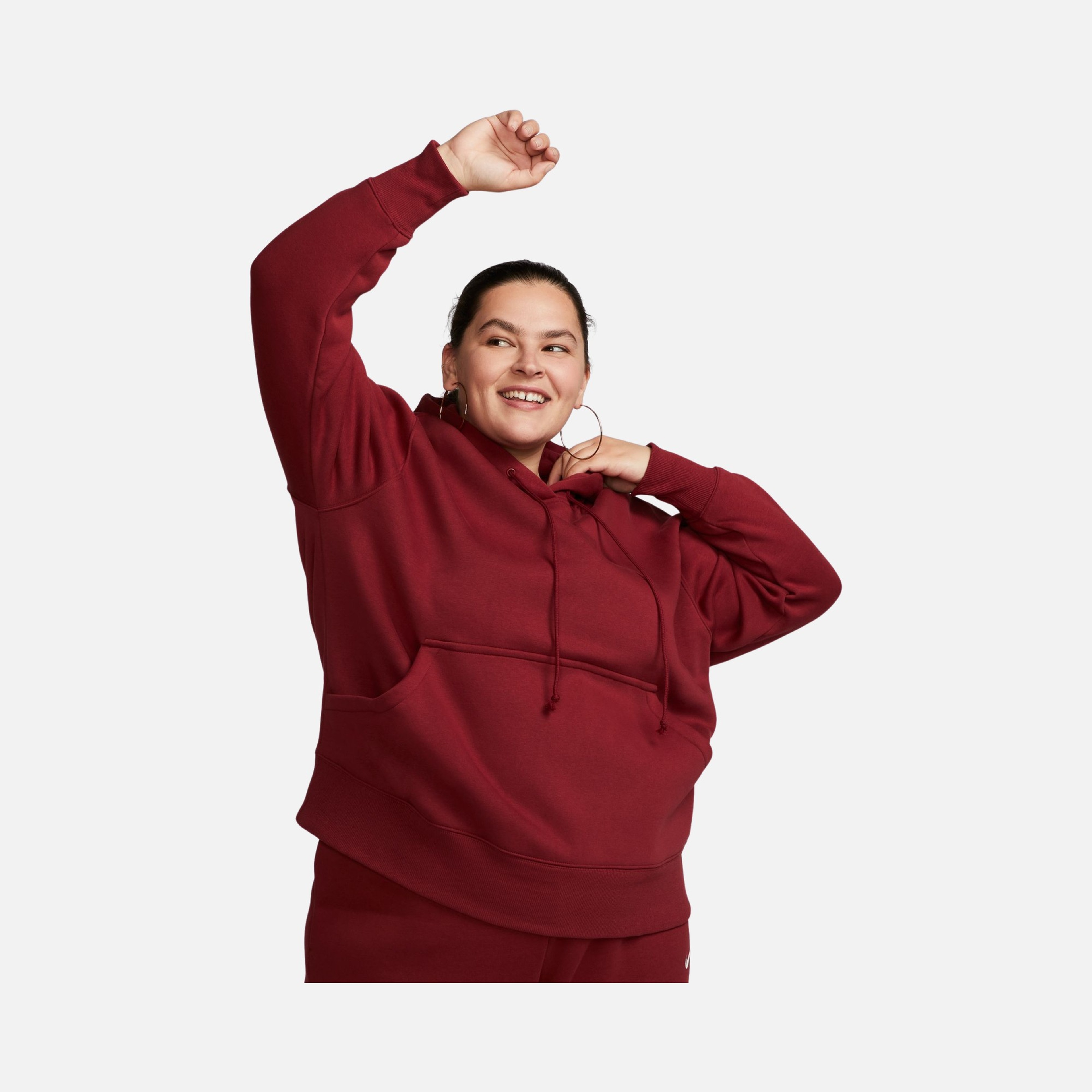Nike Sportswear Phoenix Fleece Oversized Pullover Hoodie (Plus Size) Kadın Sweatshirt
