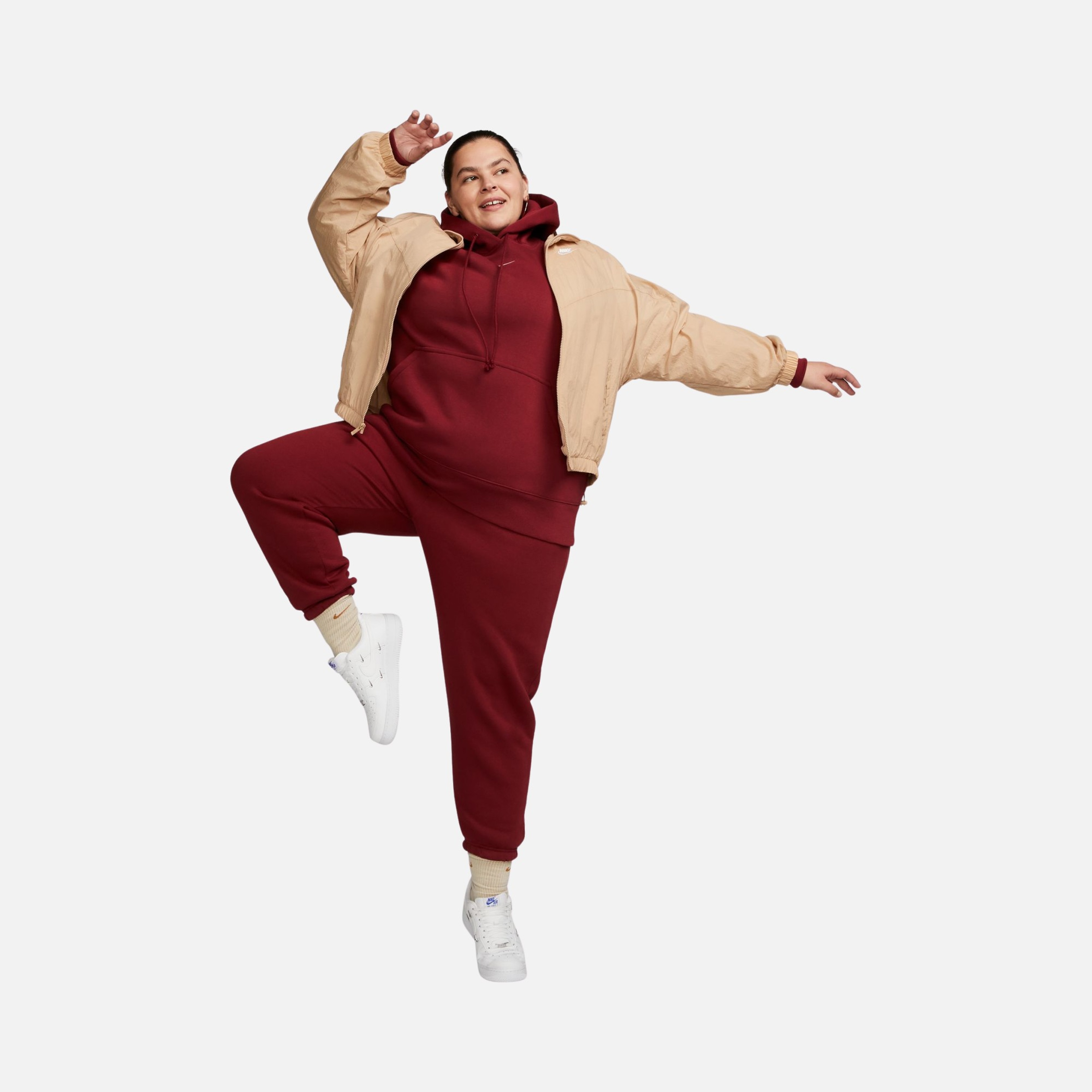 Nike Sportswear Phoenix Fleece Oversized Pullover Hoodie (Plus Size) Kadın Sweatshirt