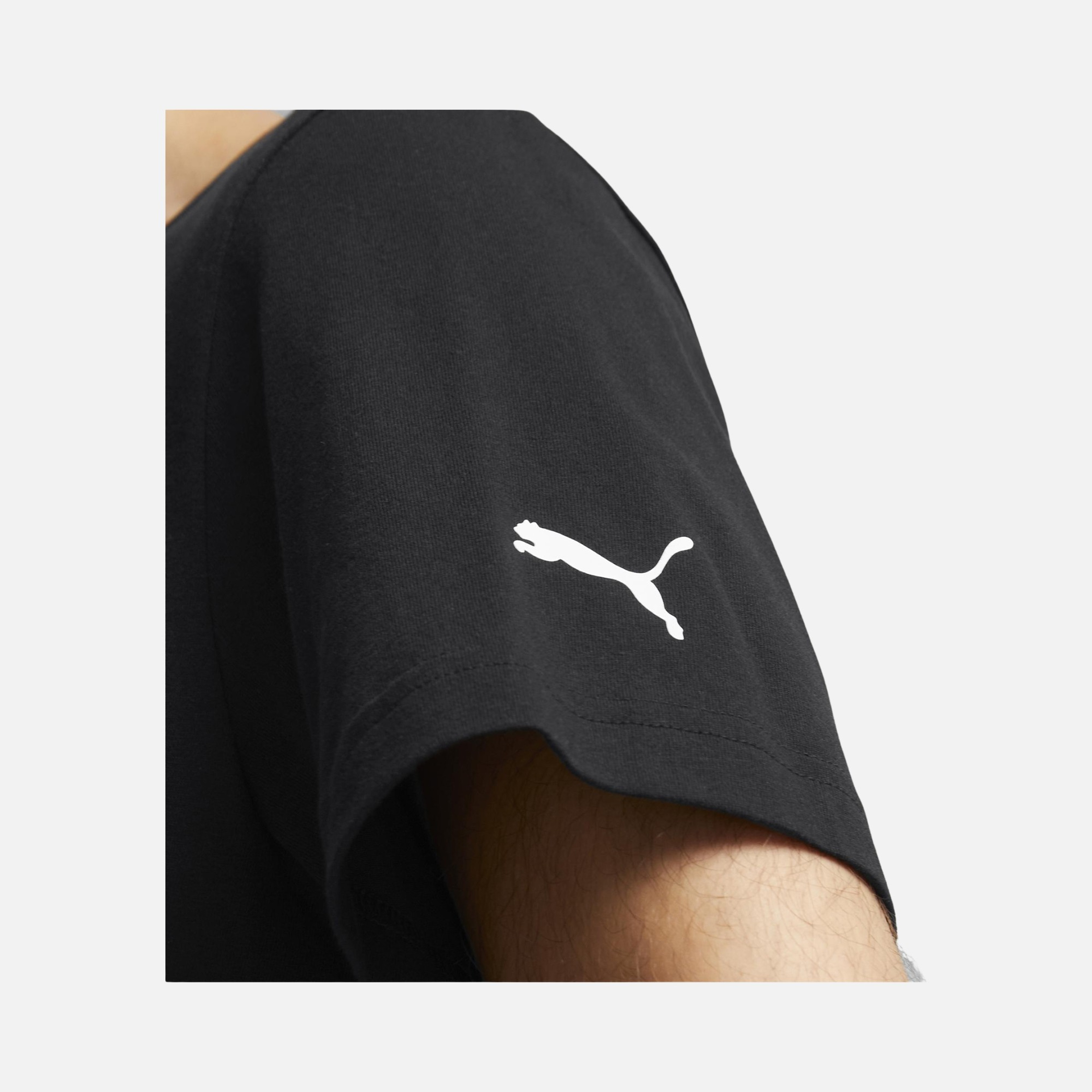 Puma Sportswear Mercedes-AMG Petronas Motorsport F1 Essentials Logo Short-Seeve Erkek Tişört