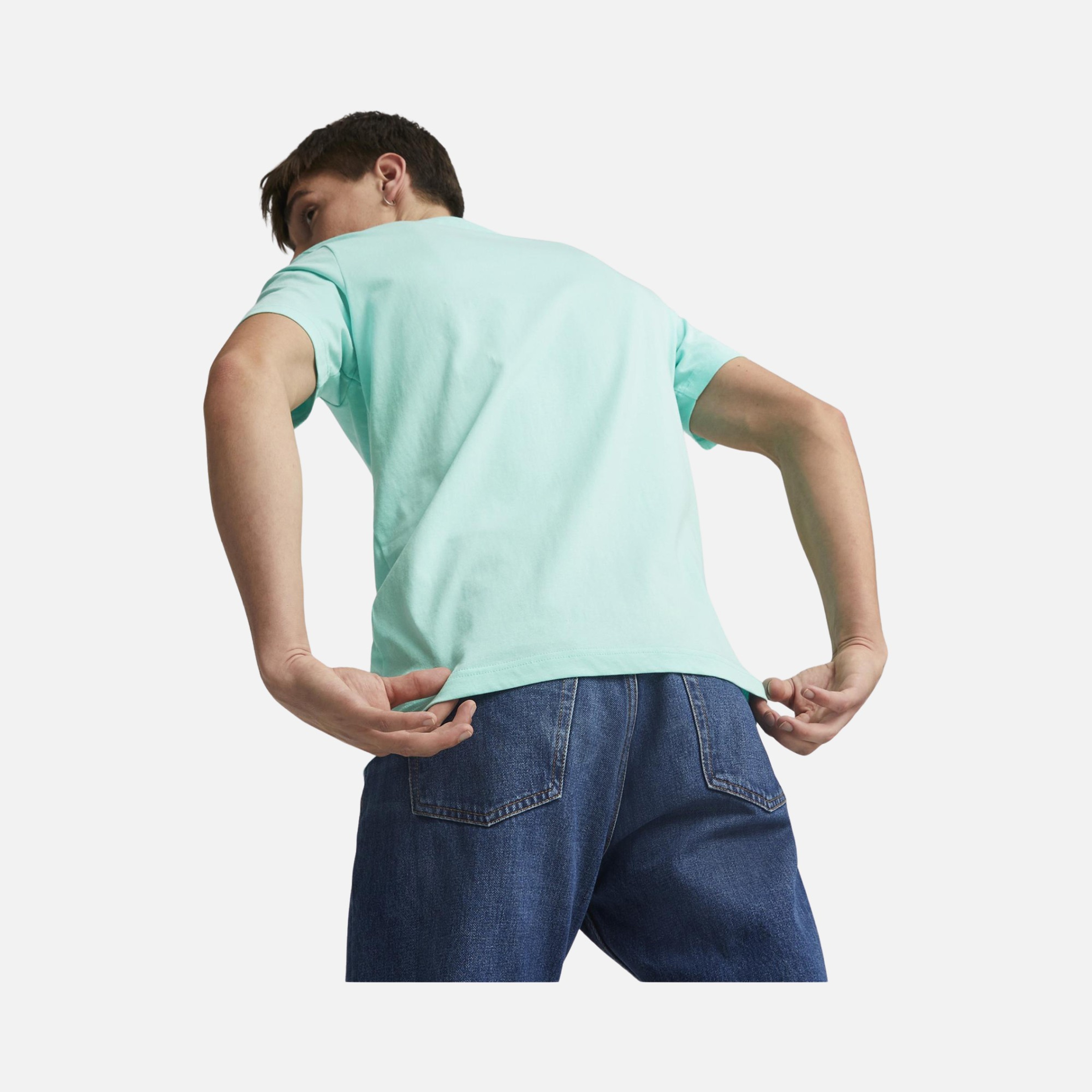 Puma Sportswear Mercedes-AMG Petronas Motorsport F1 Essentials Logo Short-Seeve Erkek Tişört