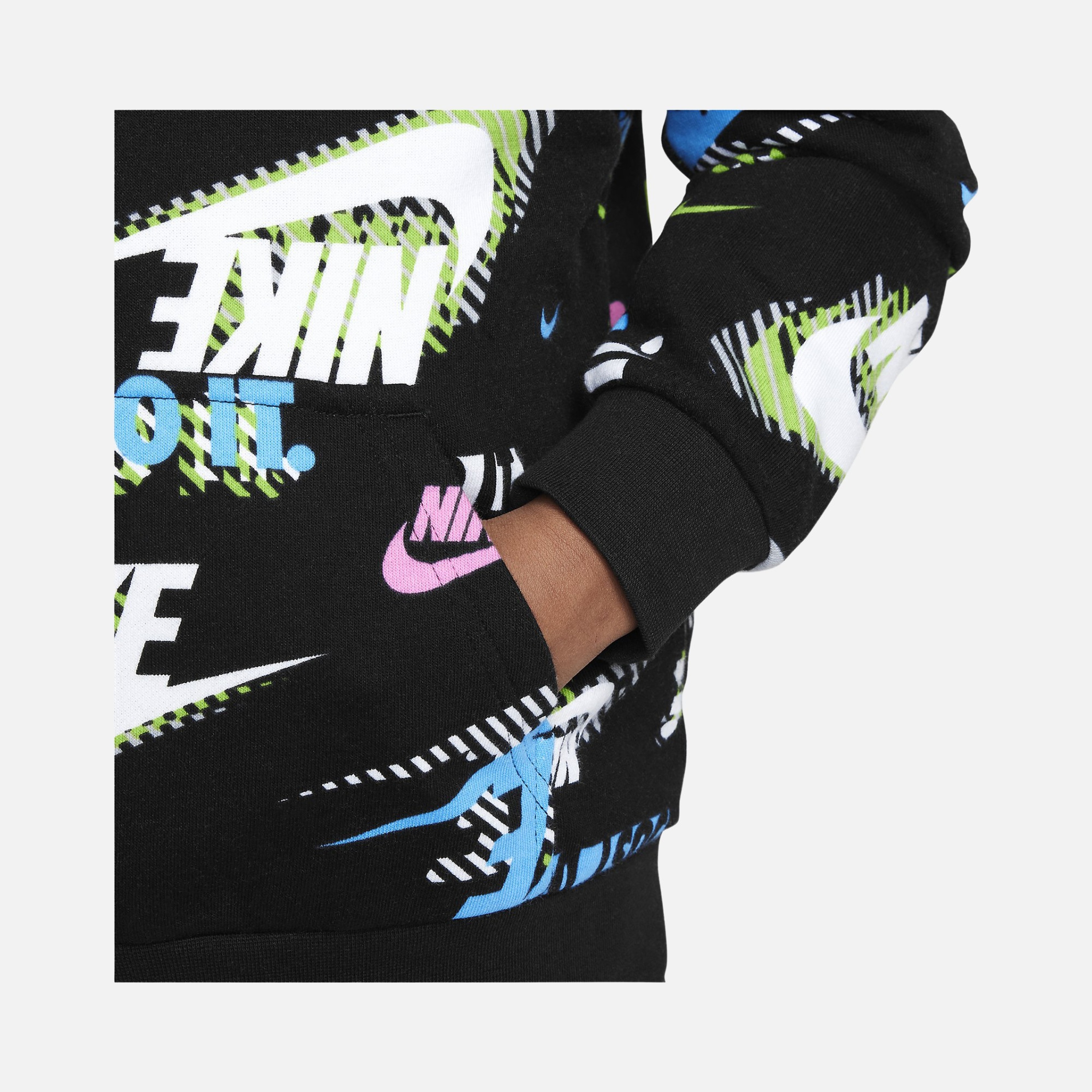 Nike Sportswear Active Joy French Terry Pullover Half-Zip Hoodie Çocuk Sweatshirt