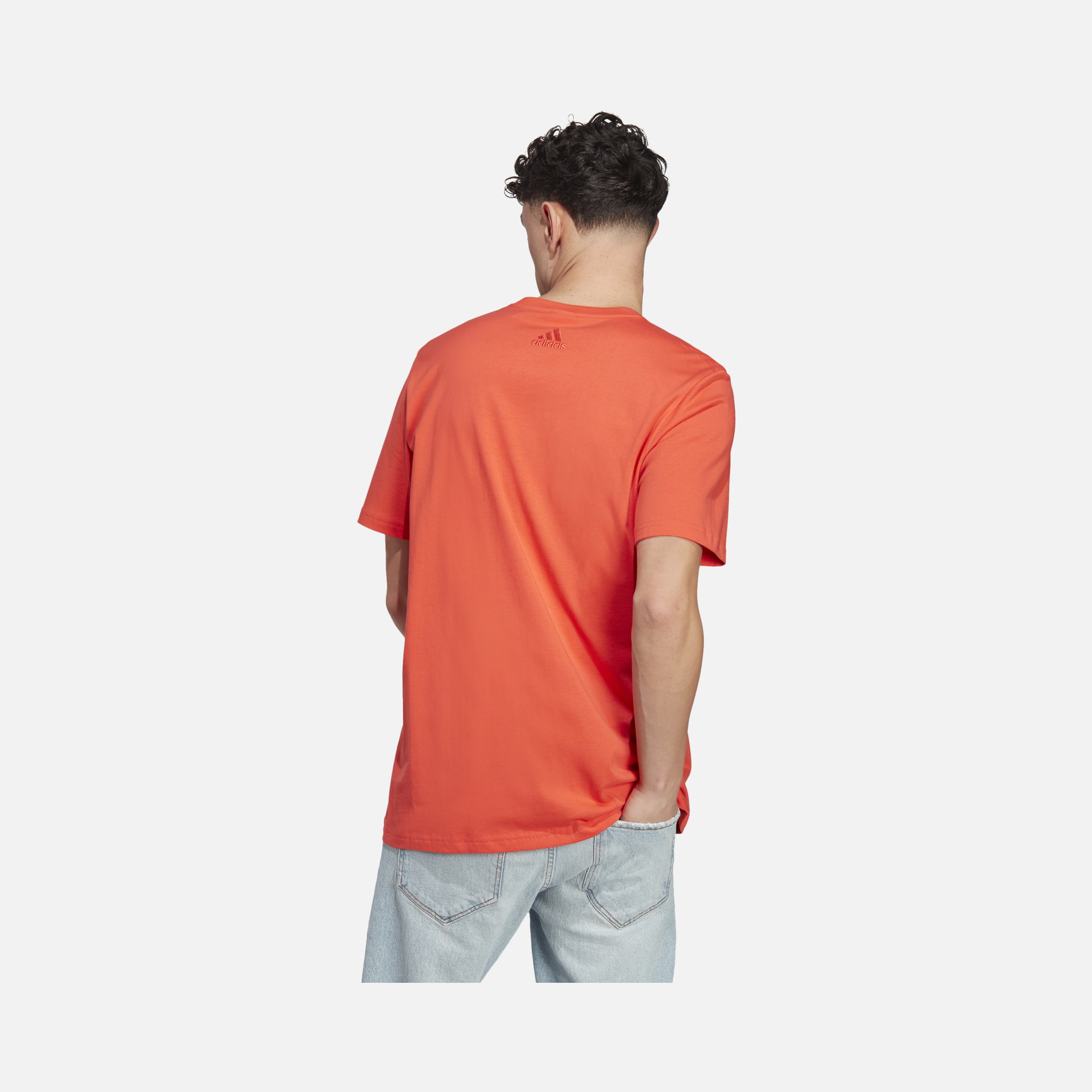 adidas Essentials Single Jersey Big Logo Short-Sleeve Erkek Tişört